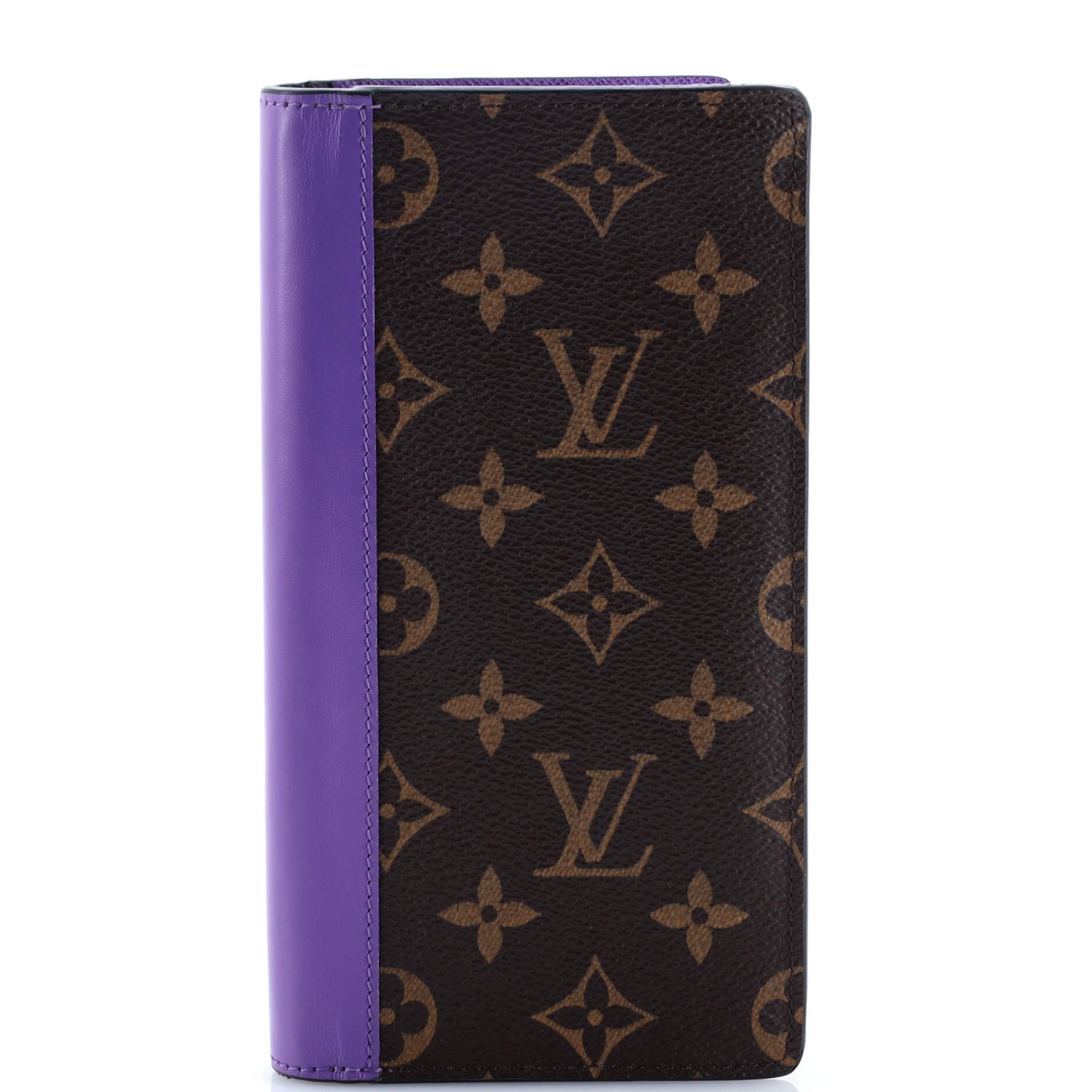 Louis Vuitton Brazza Wallet Macassar Monogram Canvas