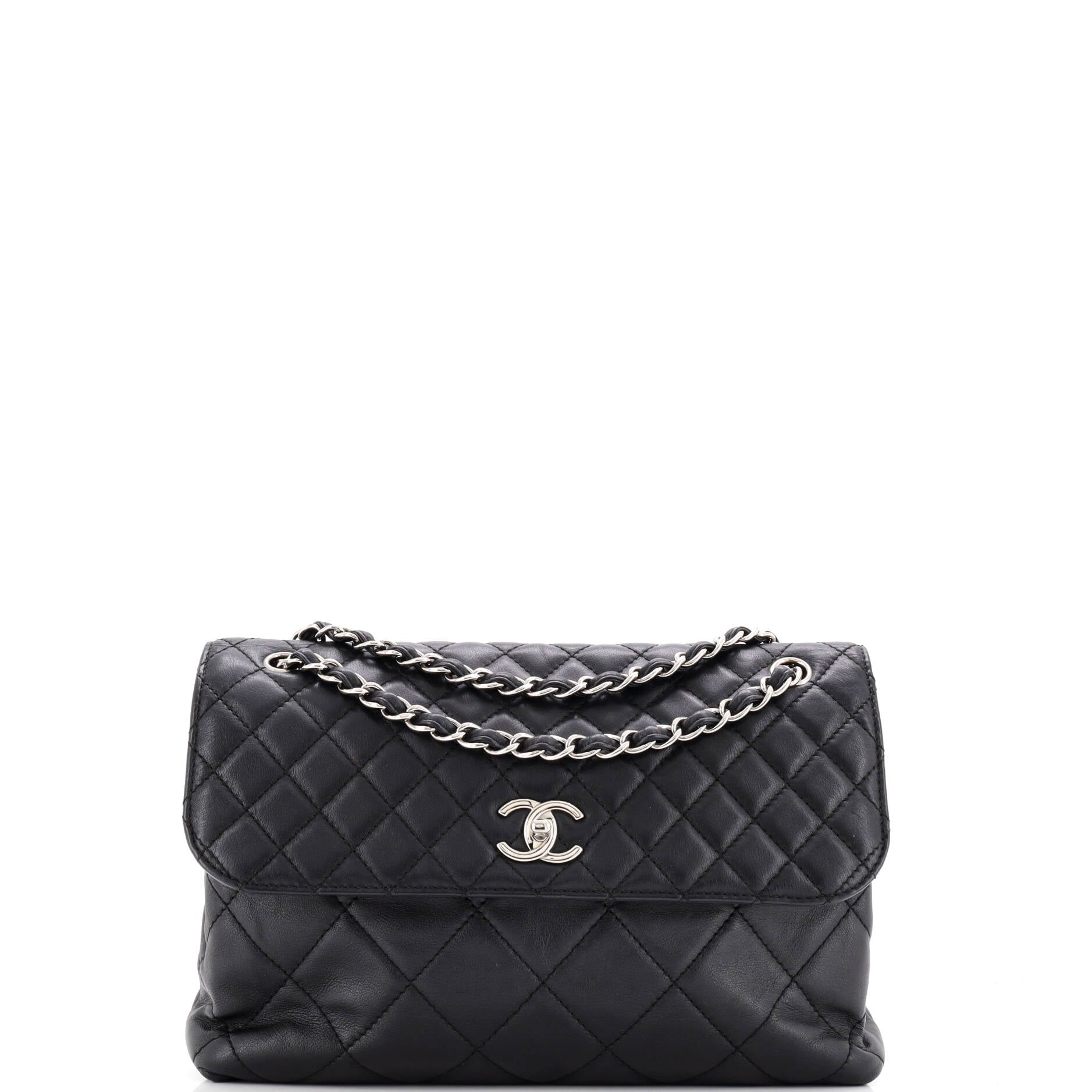 Chanel In The Business Flap Bag Quilted Calfskin Maxi