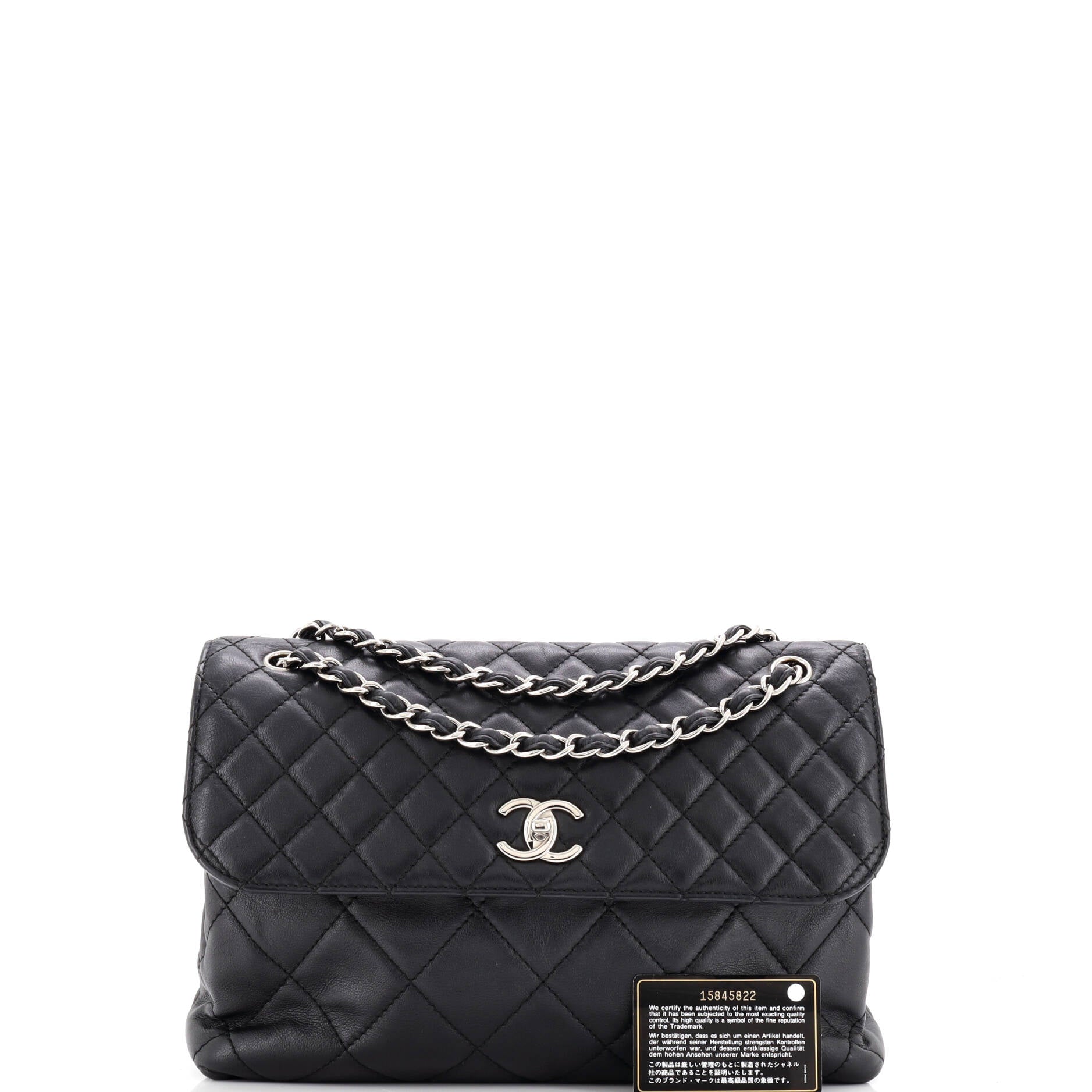 Chanel In The Business Flap Bag Quilted Calfskin Maxi