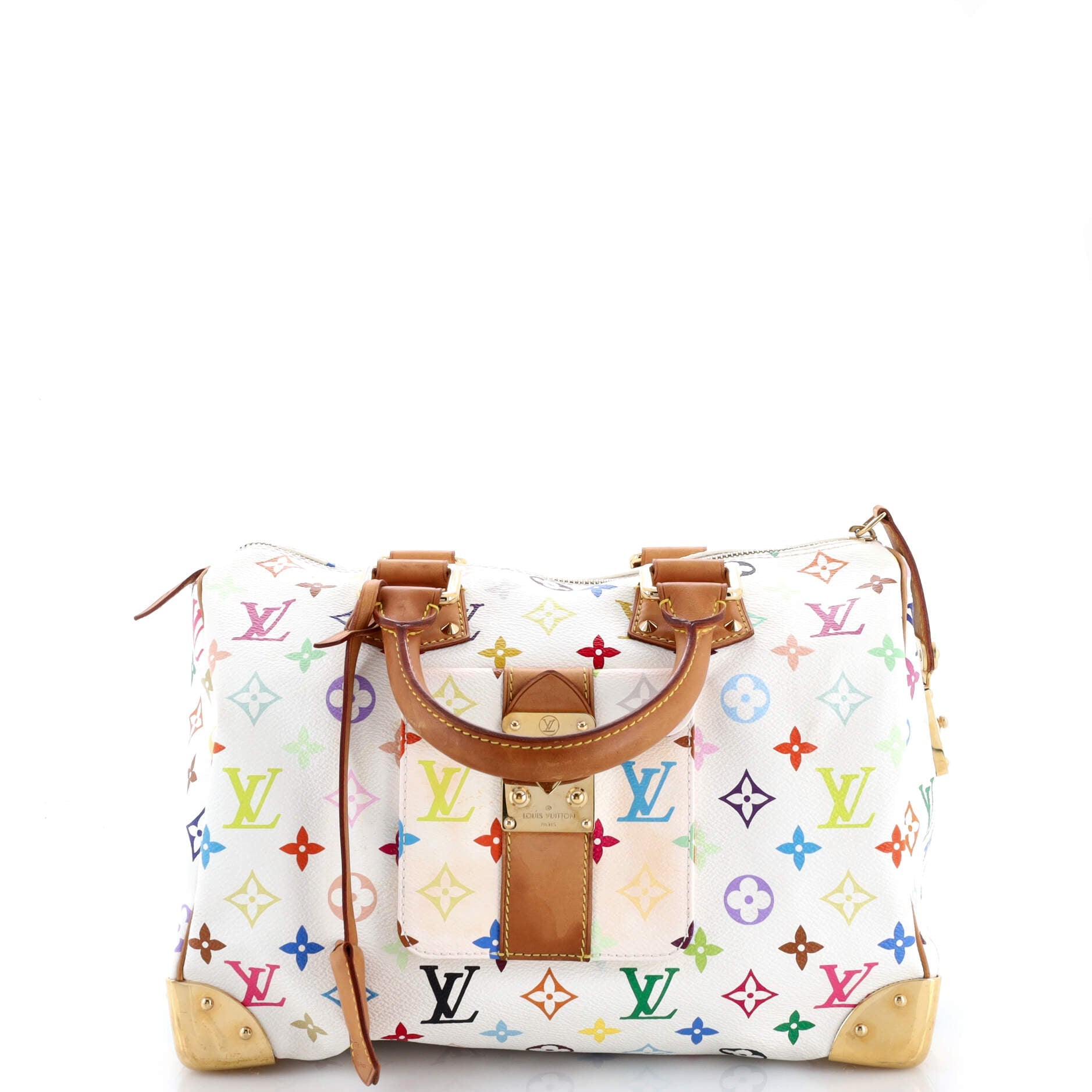 Louis Vuitton Speedy Handbag Monogram Multicolor 30