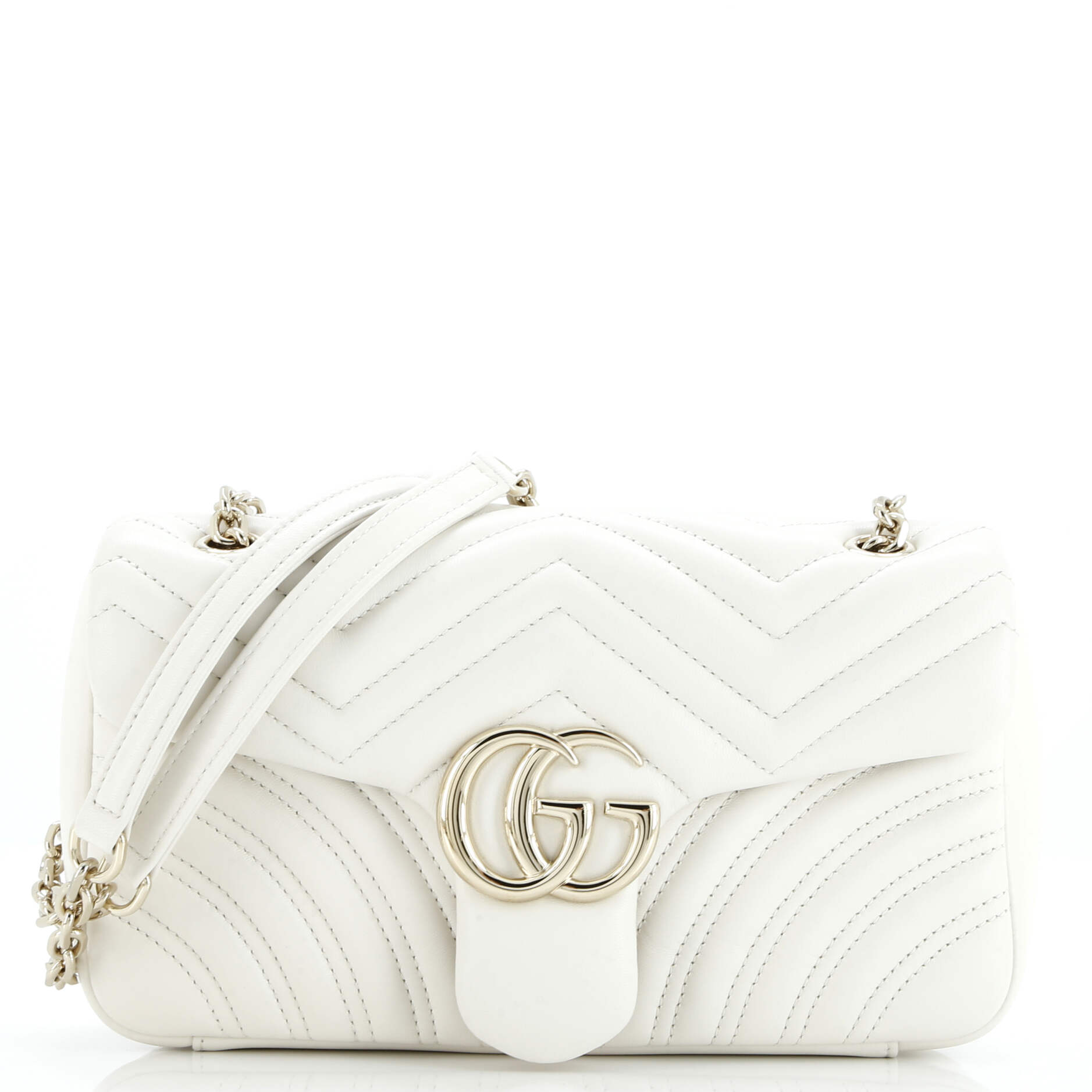 Gucci GG Marmont Flap Bag Matelasse Leather Medium