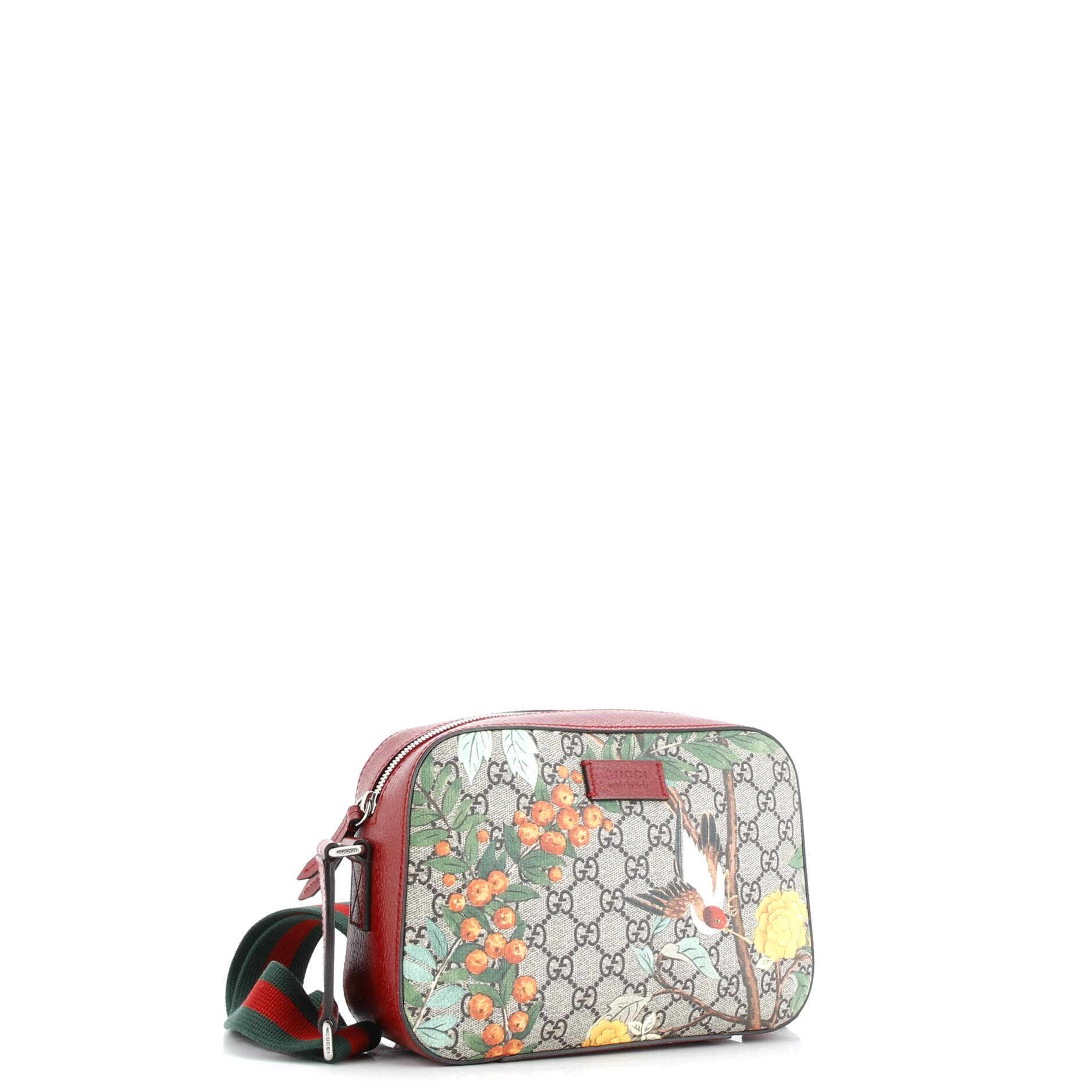 Gucci Camera Shoulder Bag Tian Print GG Coated Canvas Medium