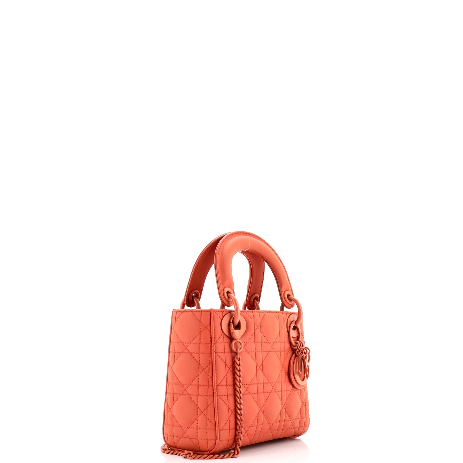 Christian Dior Ultra Matte Lady Dior Chain Bag Cannage Quilt Calfskin Mini
