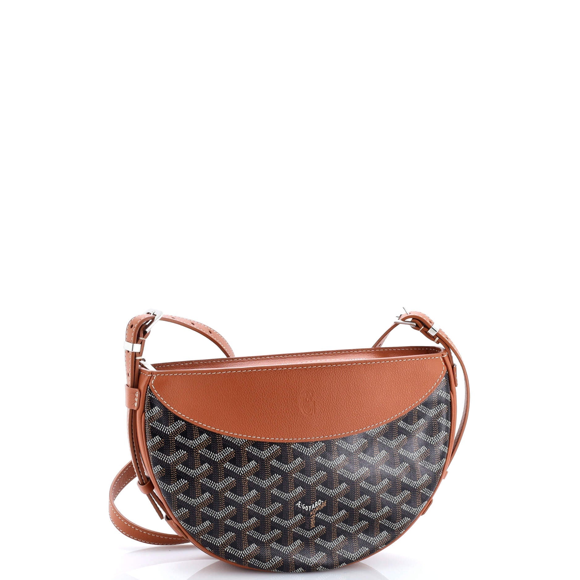 Goyard Hirondelle Shoulder Bag Coated Canvas and Leather