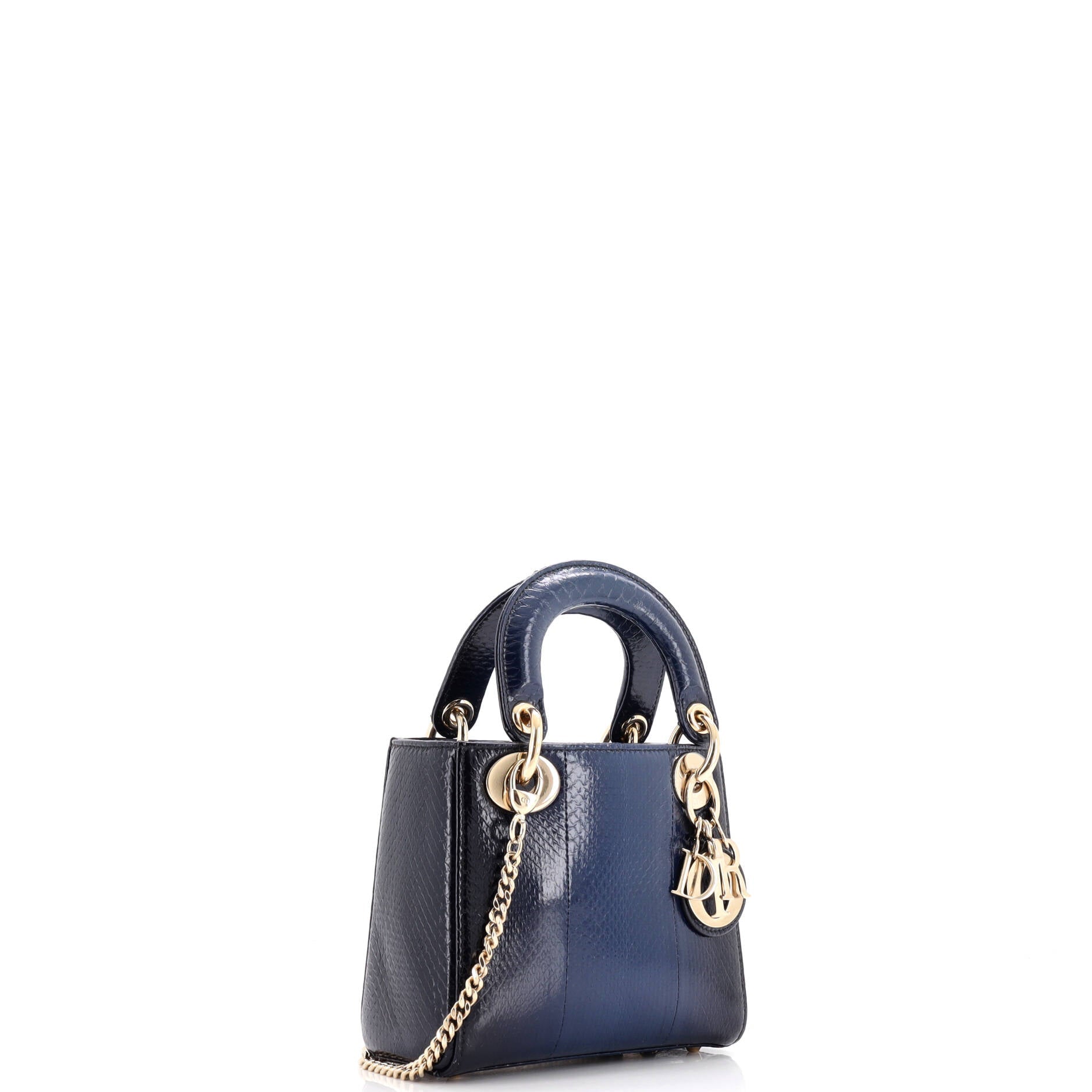 Christian Dior Lady Dior Chain Bag Python Mini