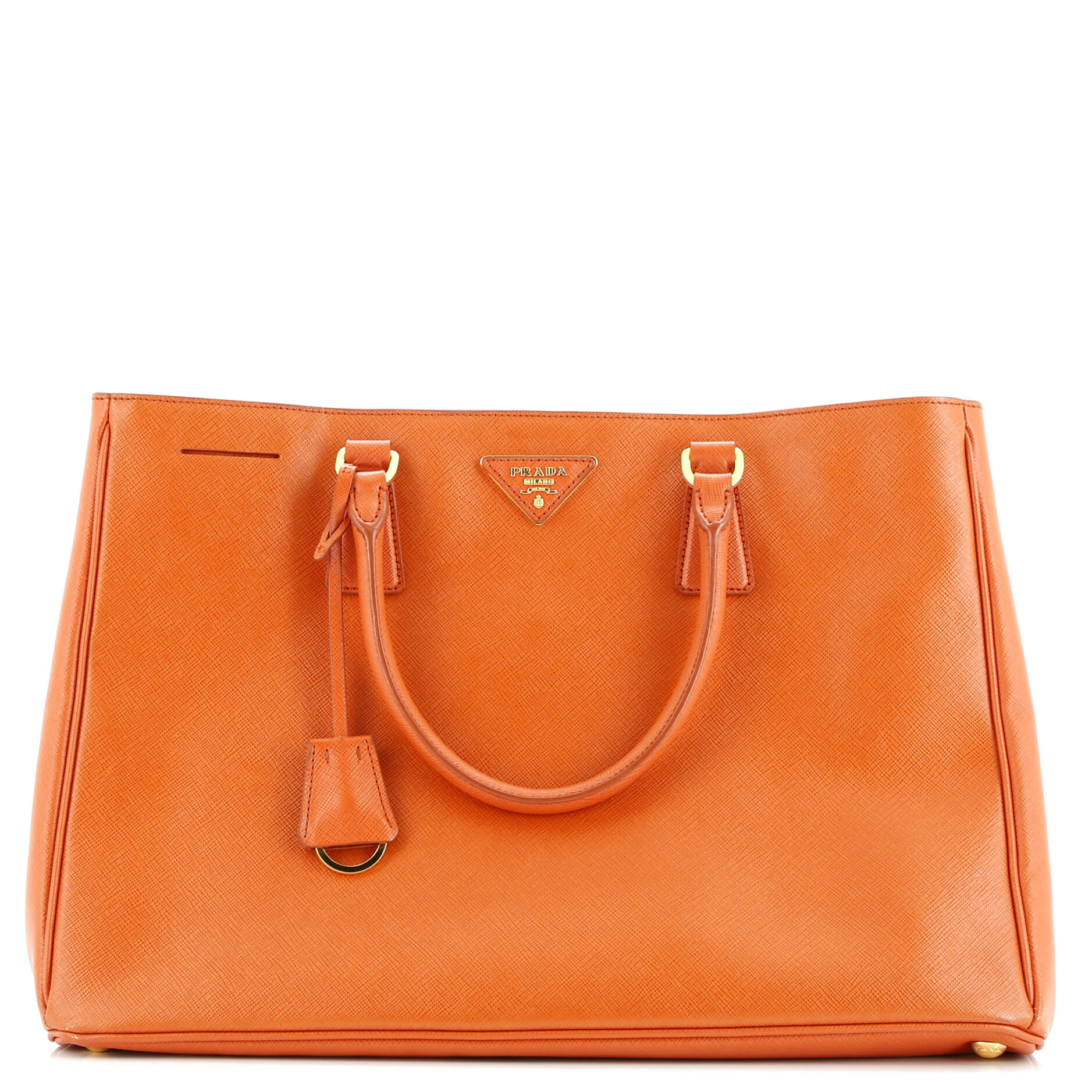 Prada Lux Open Tote Saffiano Leather North South