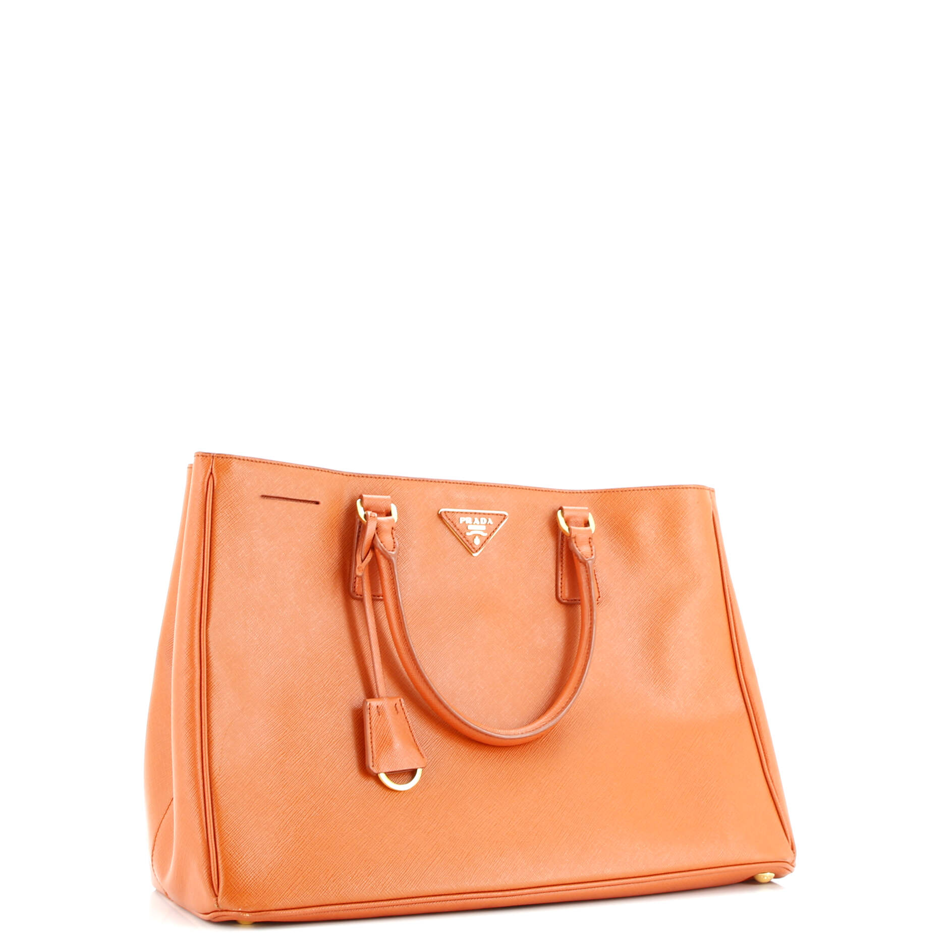 Prada Lux Open Tote Saffiano Leather North South