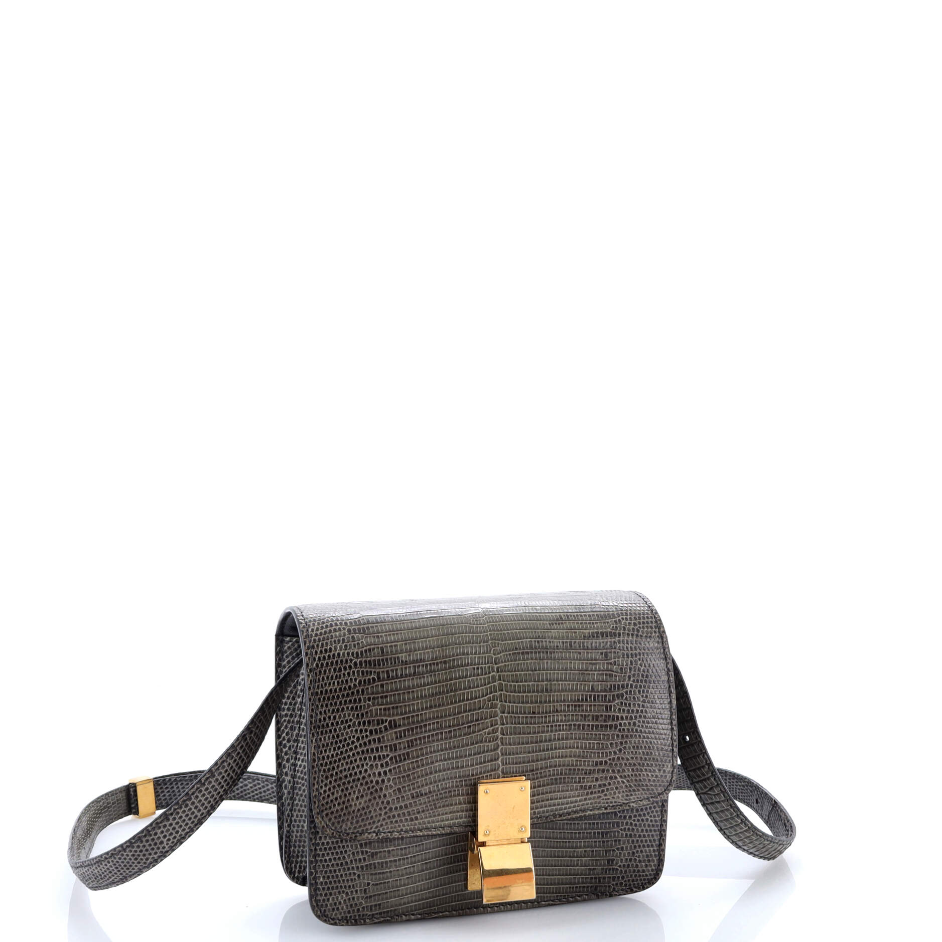 Celine Classic Box Bag Lizard Small