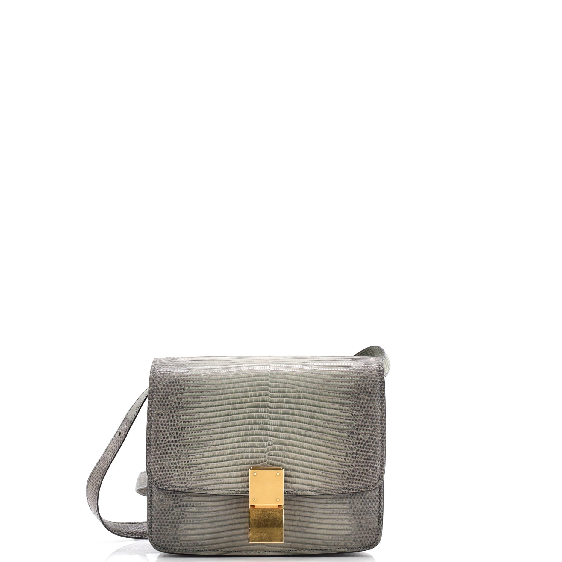 Celine Classic Box Bag Lizard Teen