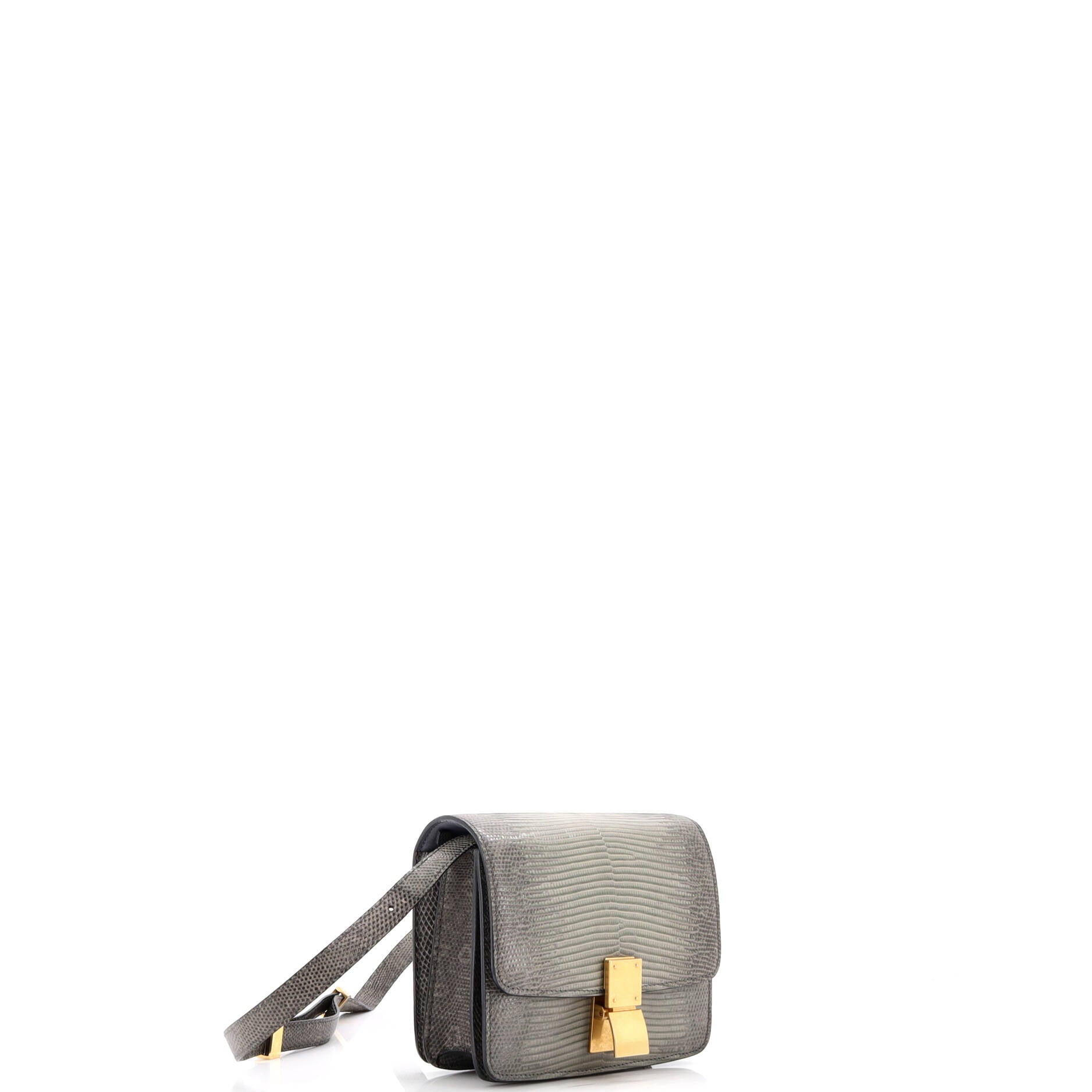 Celine Classic Box Bag Lizard Teen