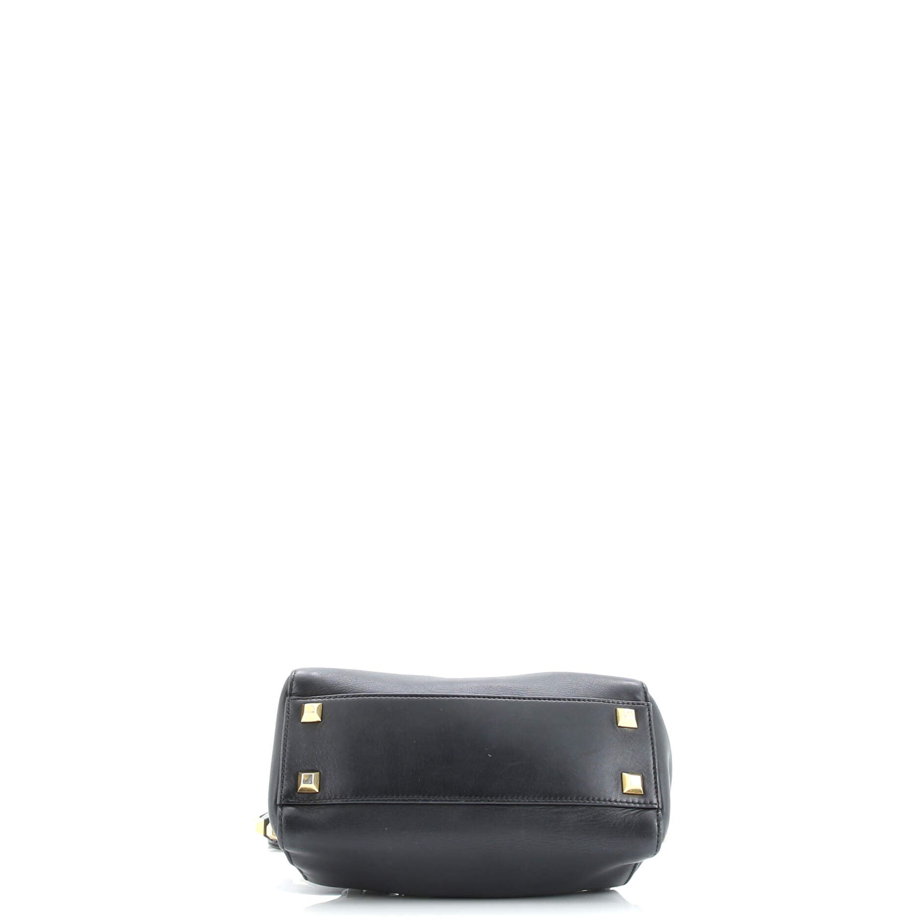 Fendi Peekaboo Bag Leather with Studded Detail Mini