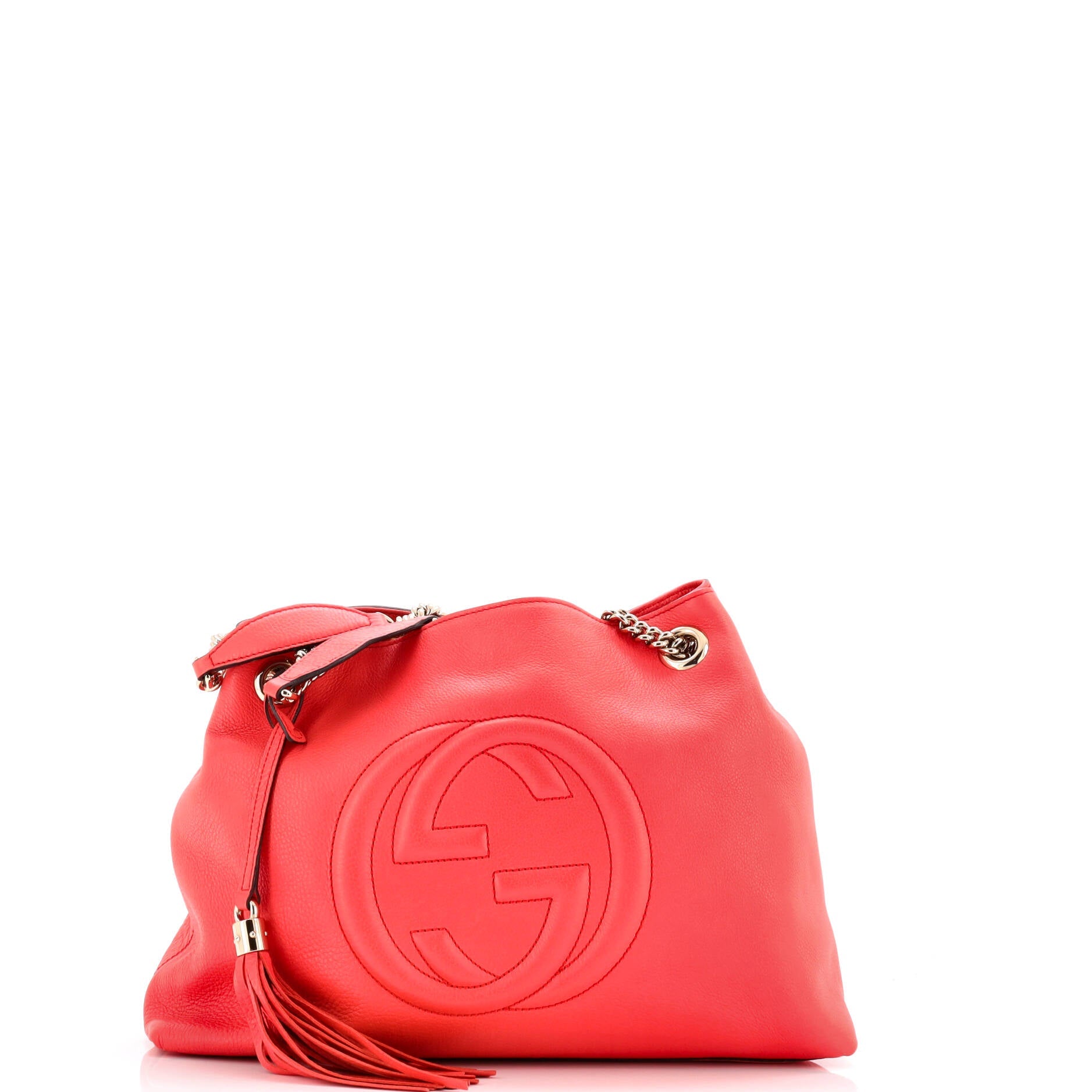 Gucci Soho Chain Strap Shoulder Bag Leather Medium