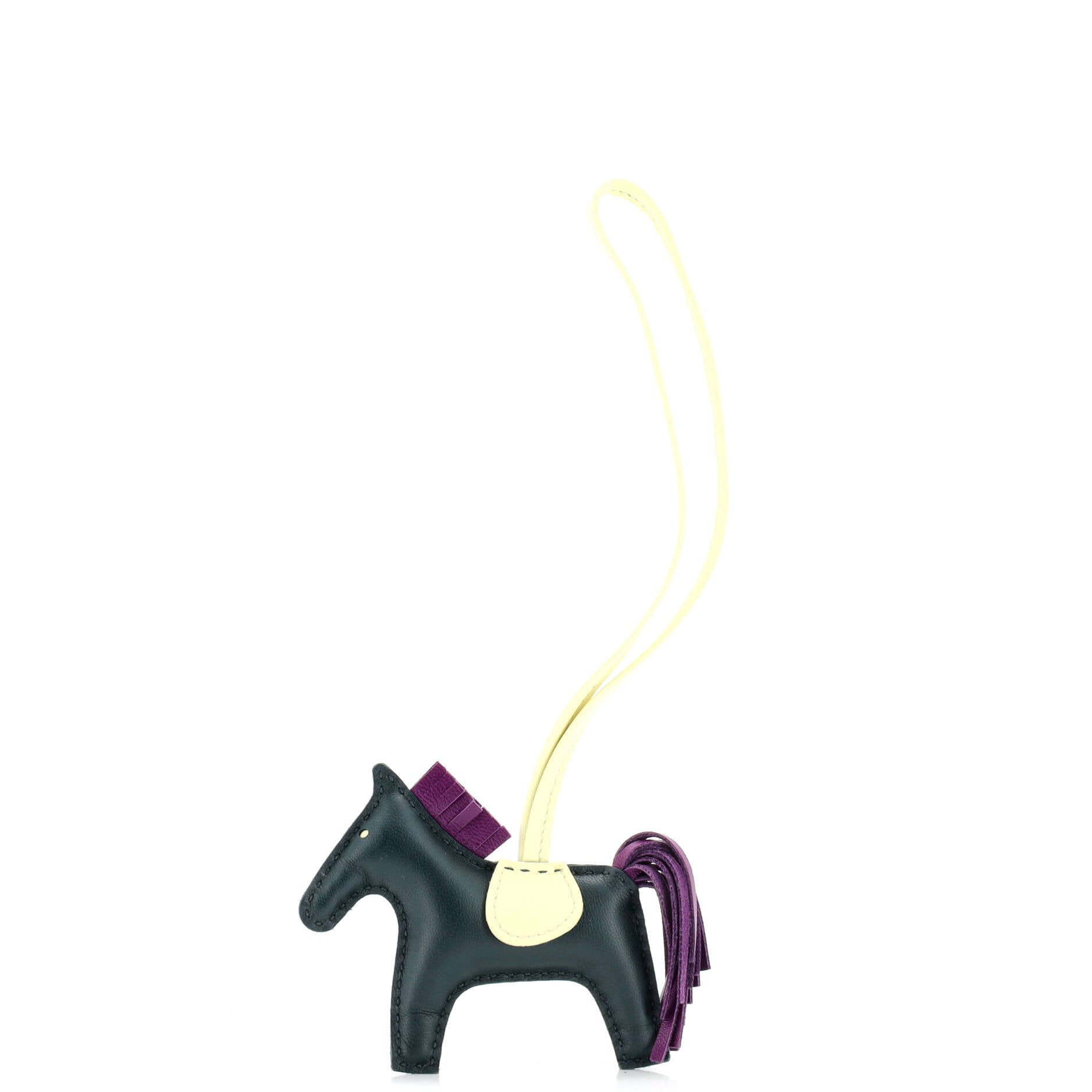 Hermes GriGri Rodeo Bag Charm Leather PM