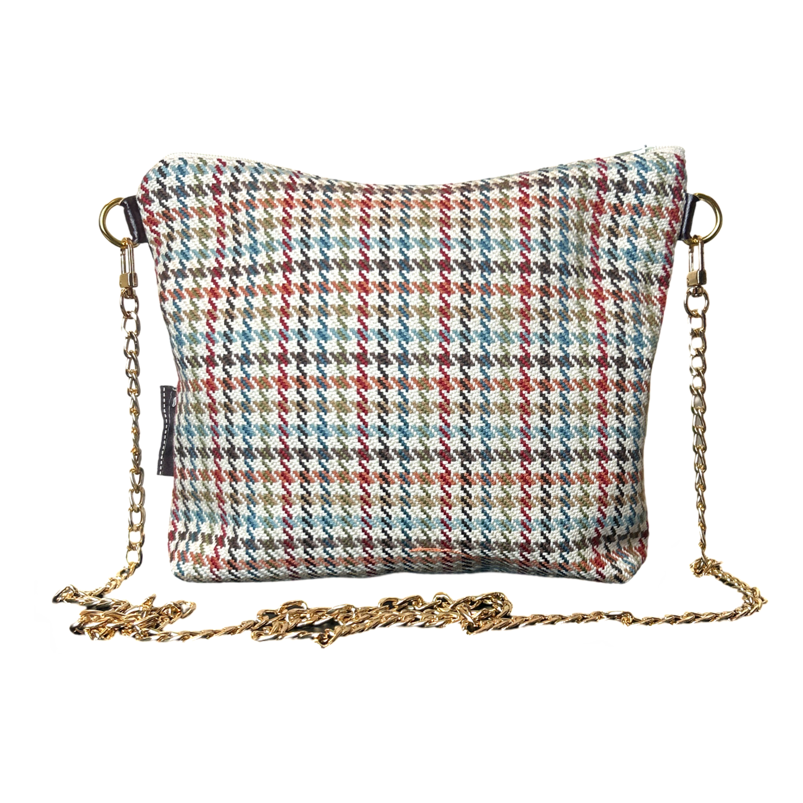 Couvertures et Tenues du Jour Green Vintage Scarf Crossbody Bag