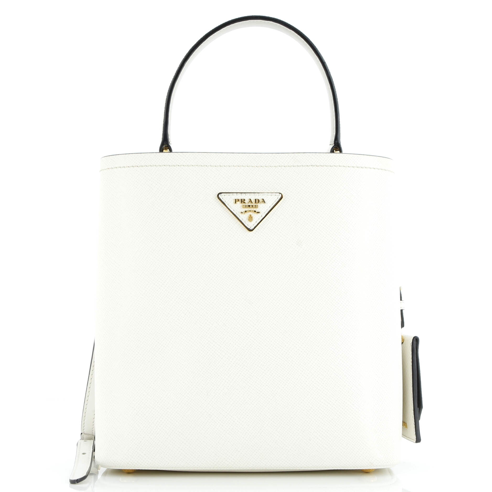 Prada Panier Bucket Bag Saffiano Leather Medium