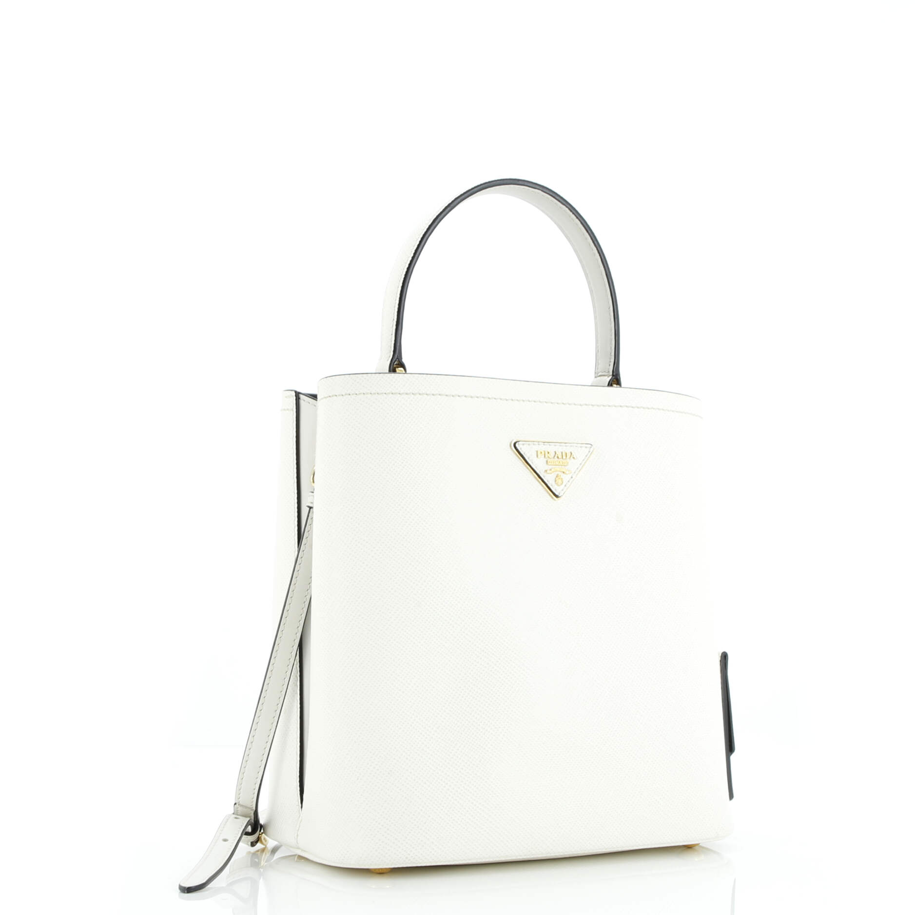 Prada Panier Bucket Bag Saffiano Leather Medium