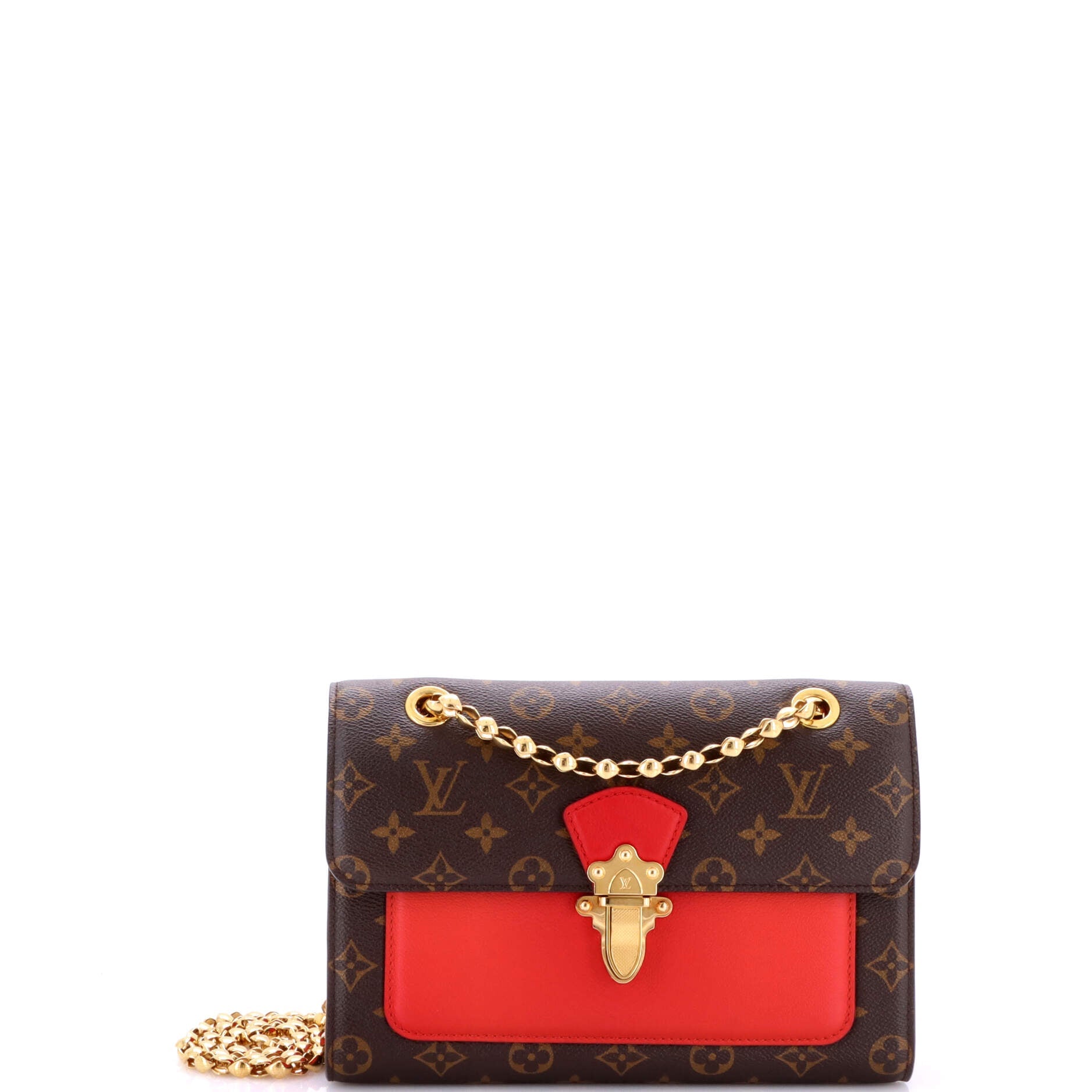 Louis Vuitton Victoire Handbag Monogram Canvas and Leather