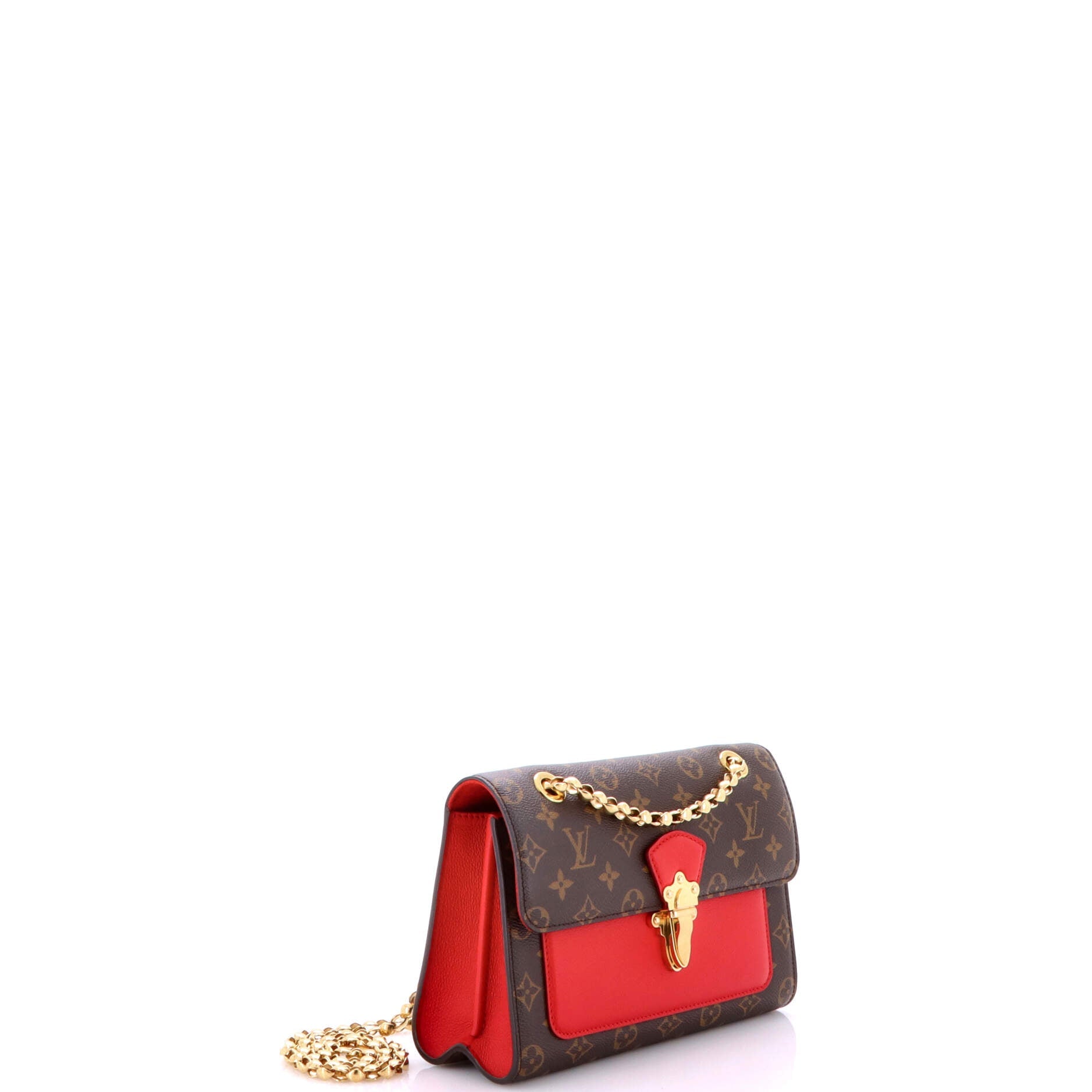 Louis Vuitton Victoire Handbag Monogram Canvas and Leather