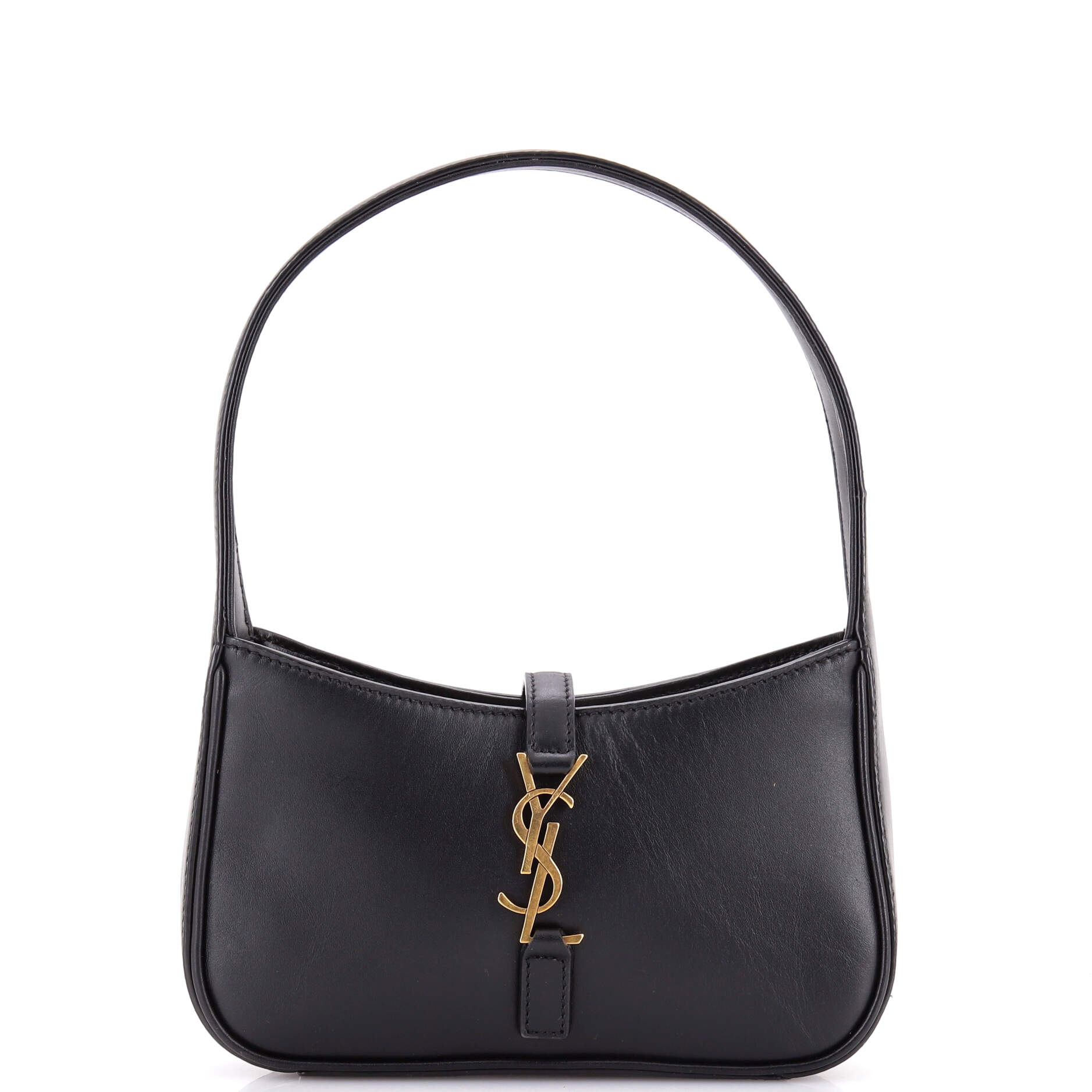Saint Laurent Le 5 a 7 Hobo Leather Mini