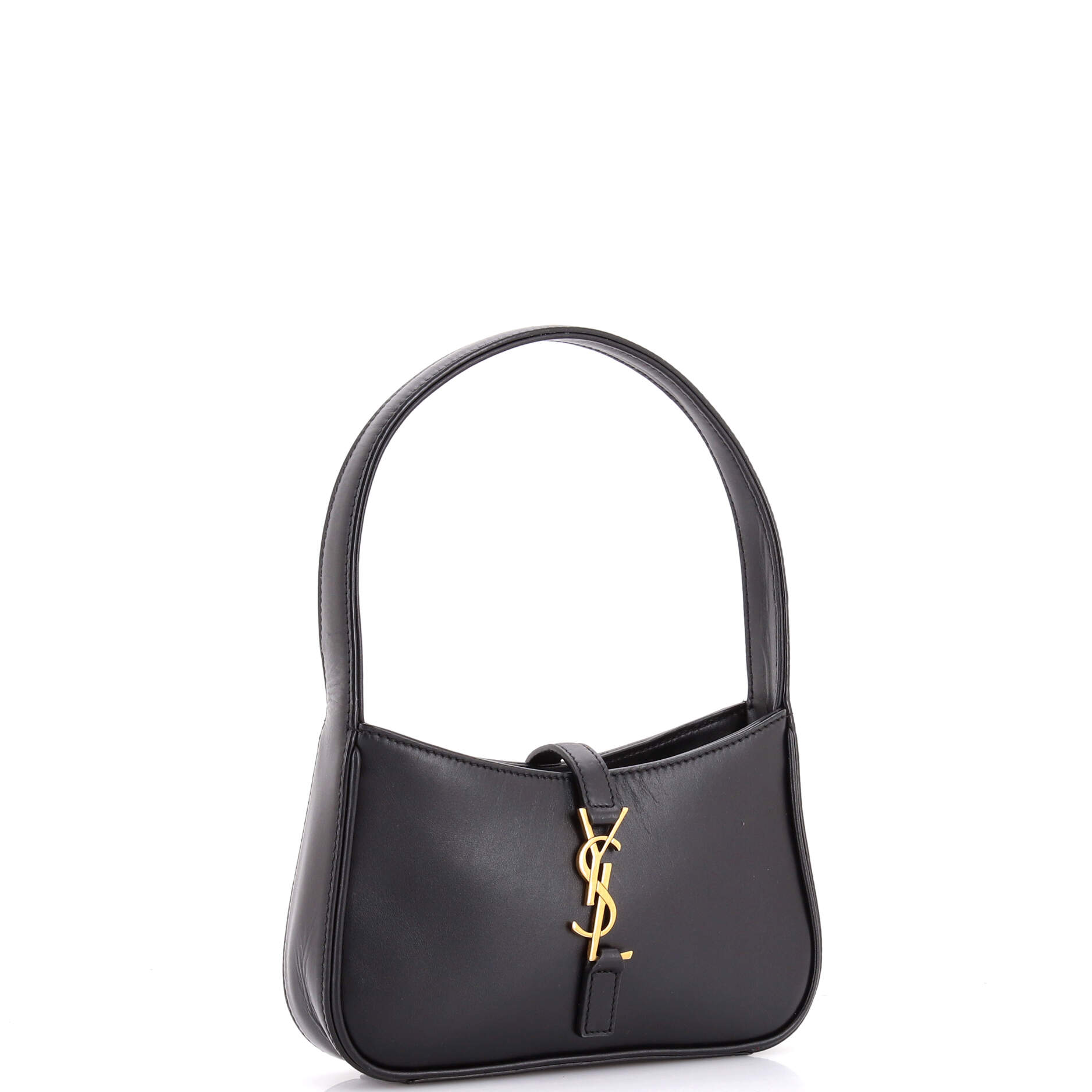Saint Laurent Le 5 a 7 Hobo Leather Mini