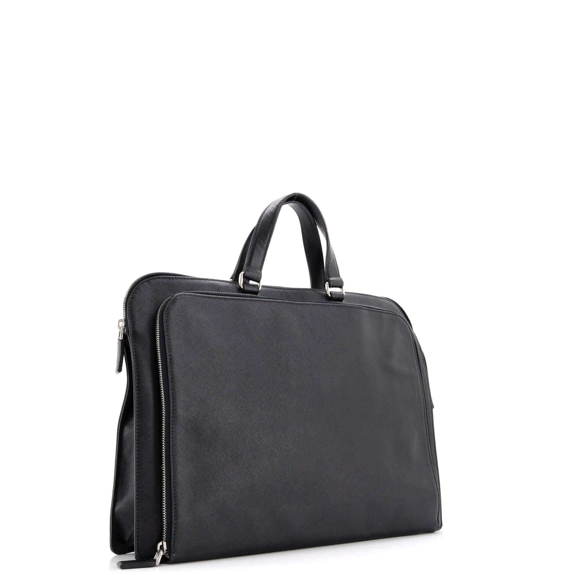 Prada Travel Briefcase Saffiano Leather