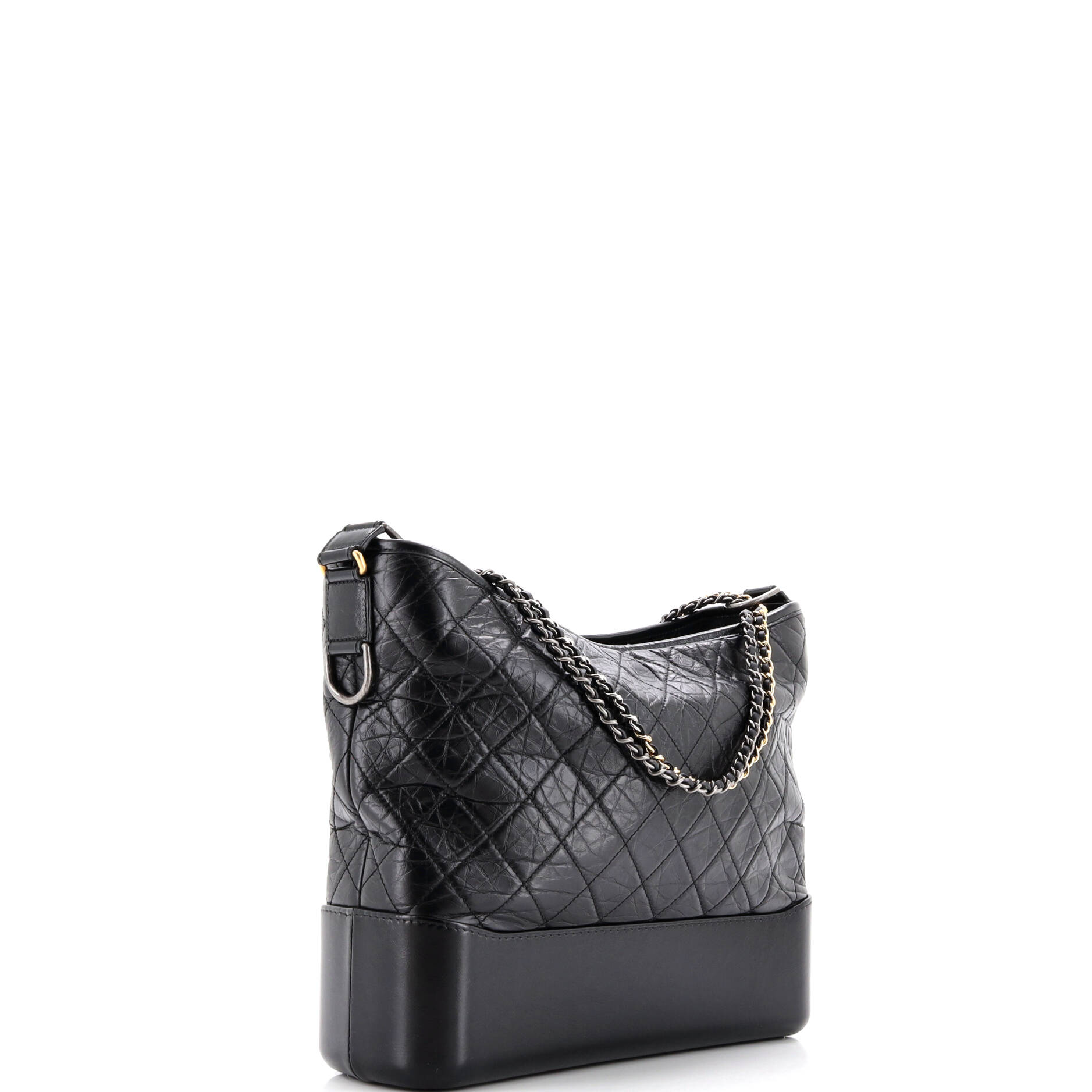 Chanel Gabrielle Hobo Quilted Aged Calfskin Large