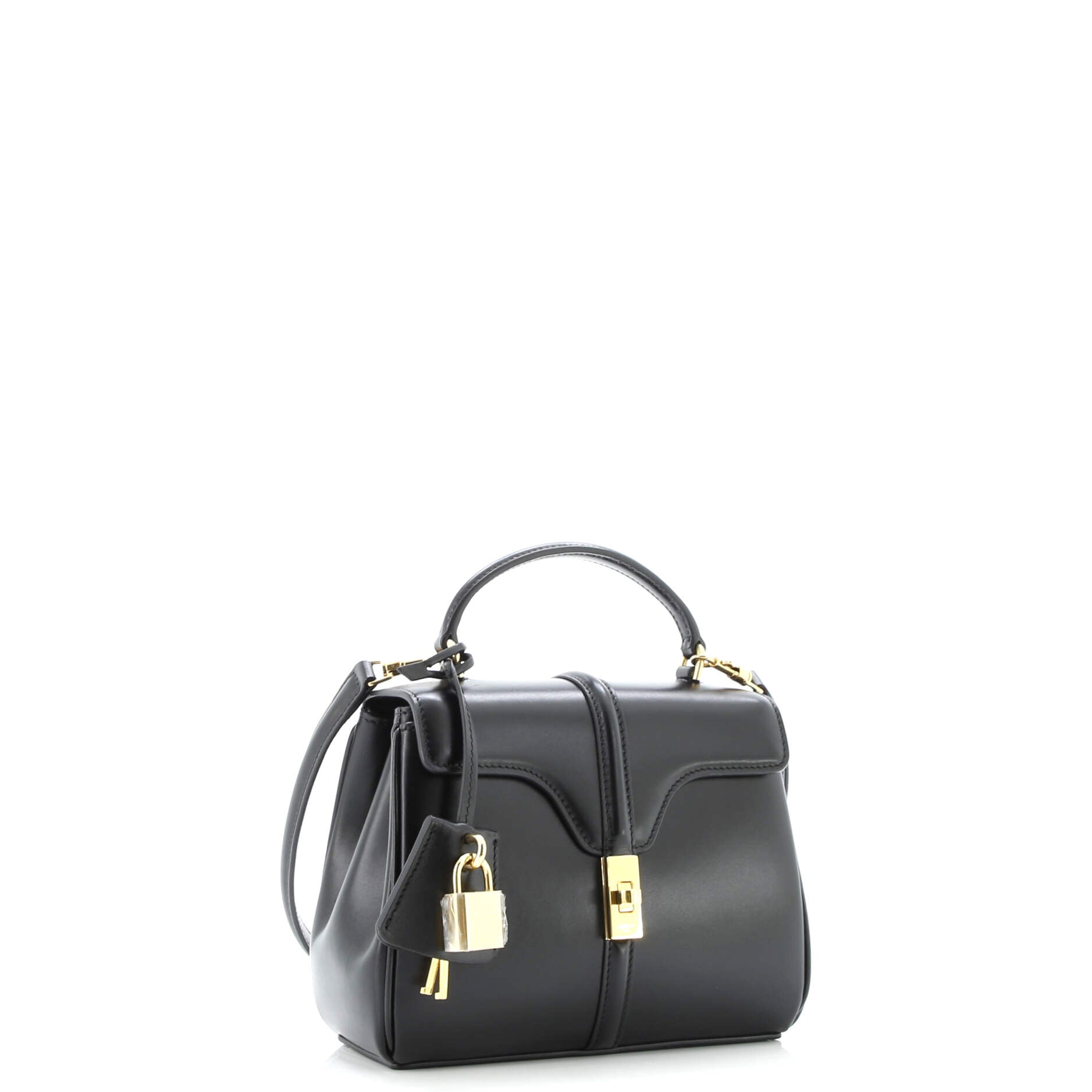 Celine 16 Top Handle Bag Smooth Calfskin Mini