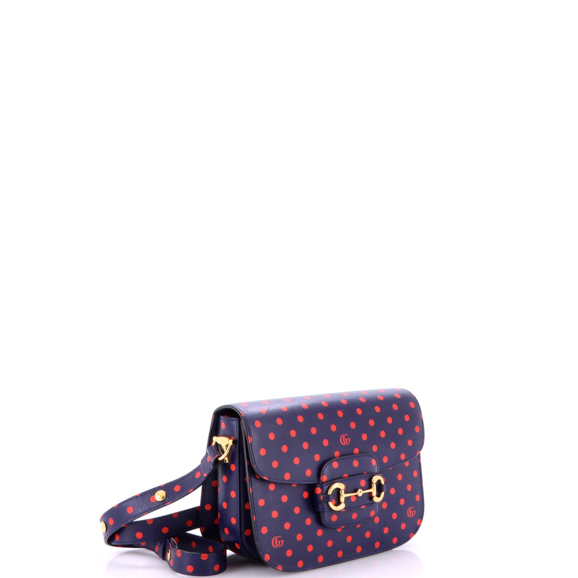 Gucci Horsebit 1955 Shoulder Bag Printed Leather Small