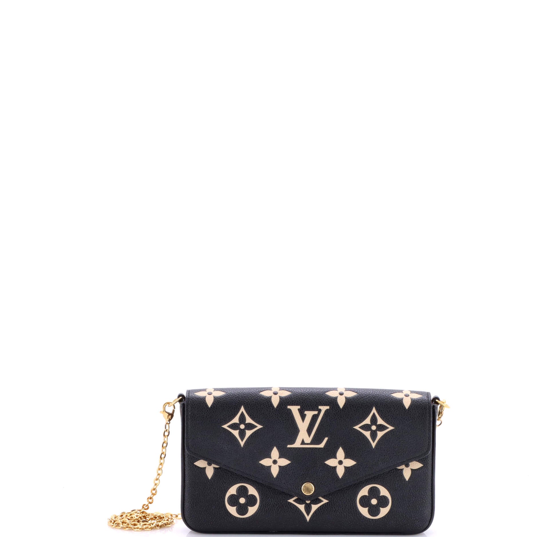 Louis Vuitton Felicie Pochette Bicolor Monogram Empreinte Giant