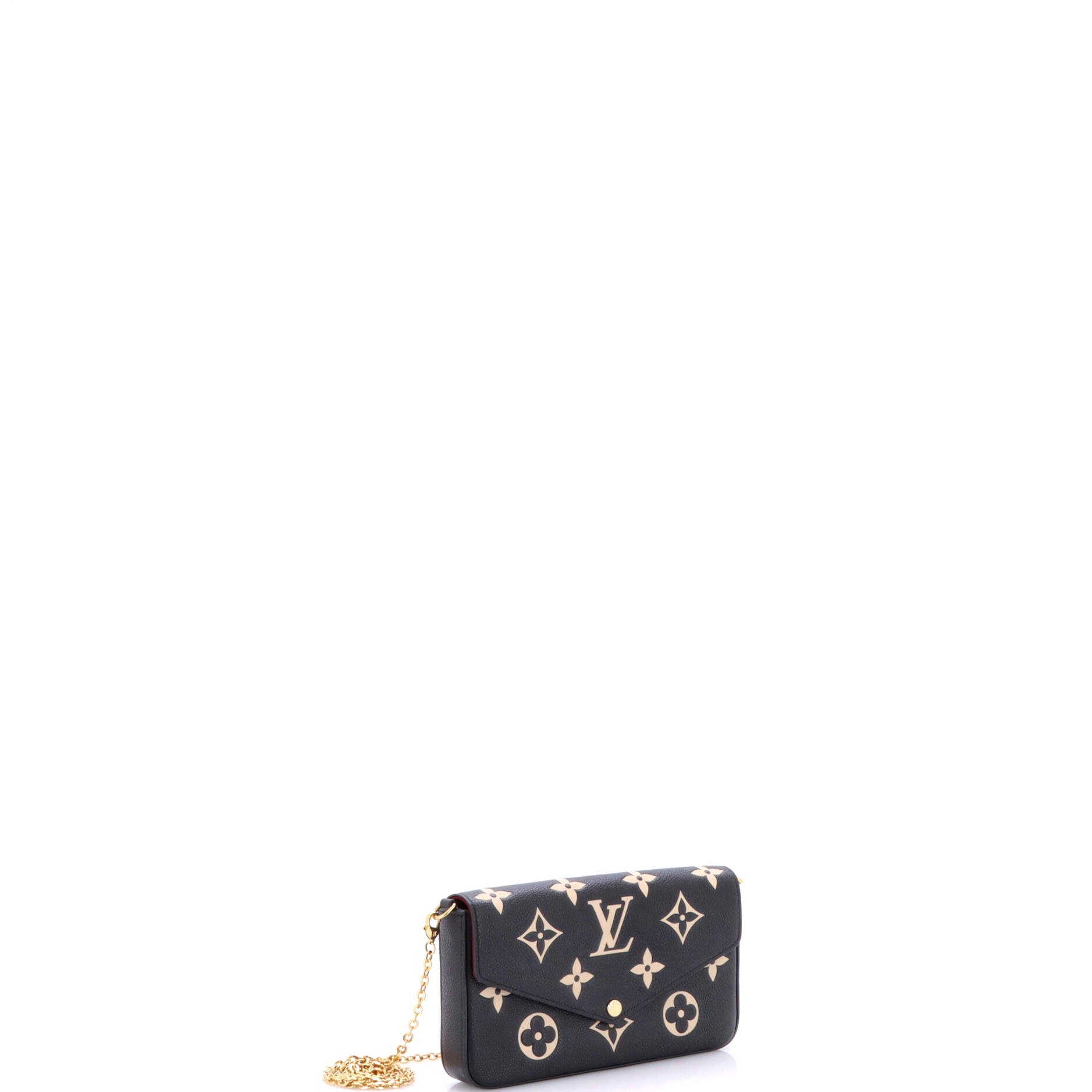 Louis Vuitton Felicie Pochette Bicolor Monogram Empreinte Giant