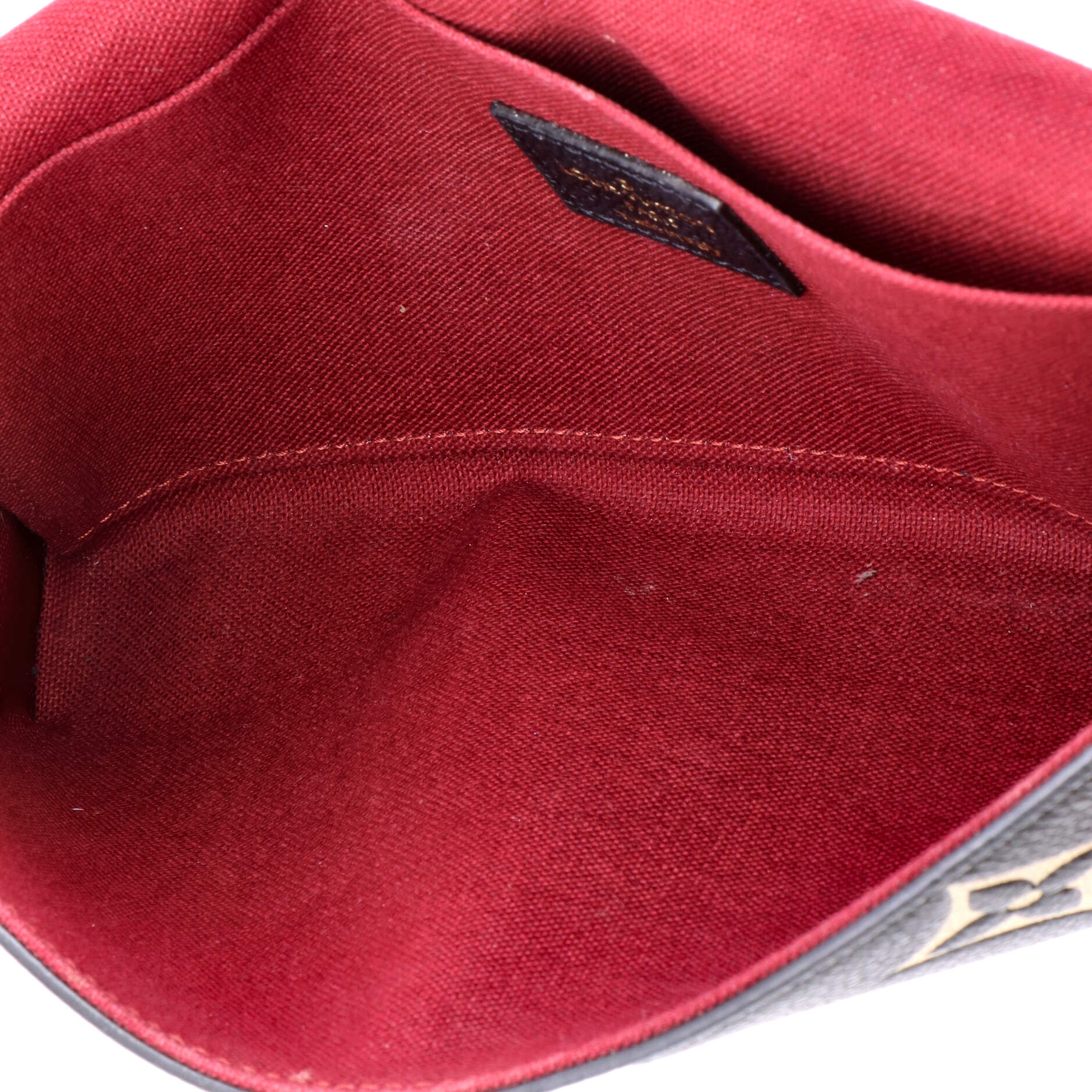 Louis Vuitton Felicie Pochette Bicolor Monogram Empreinte Giant
