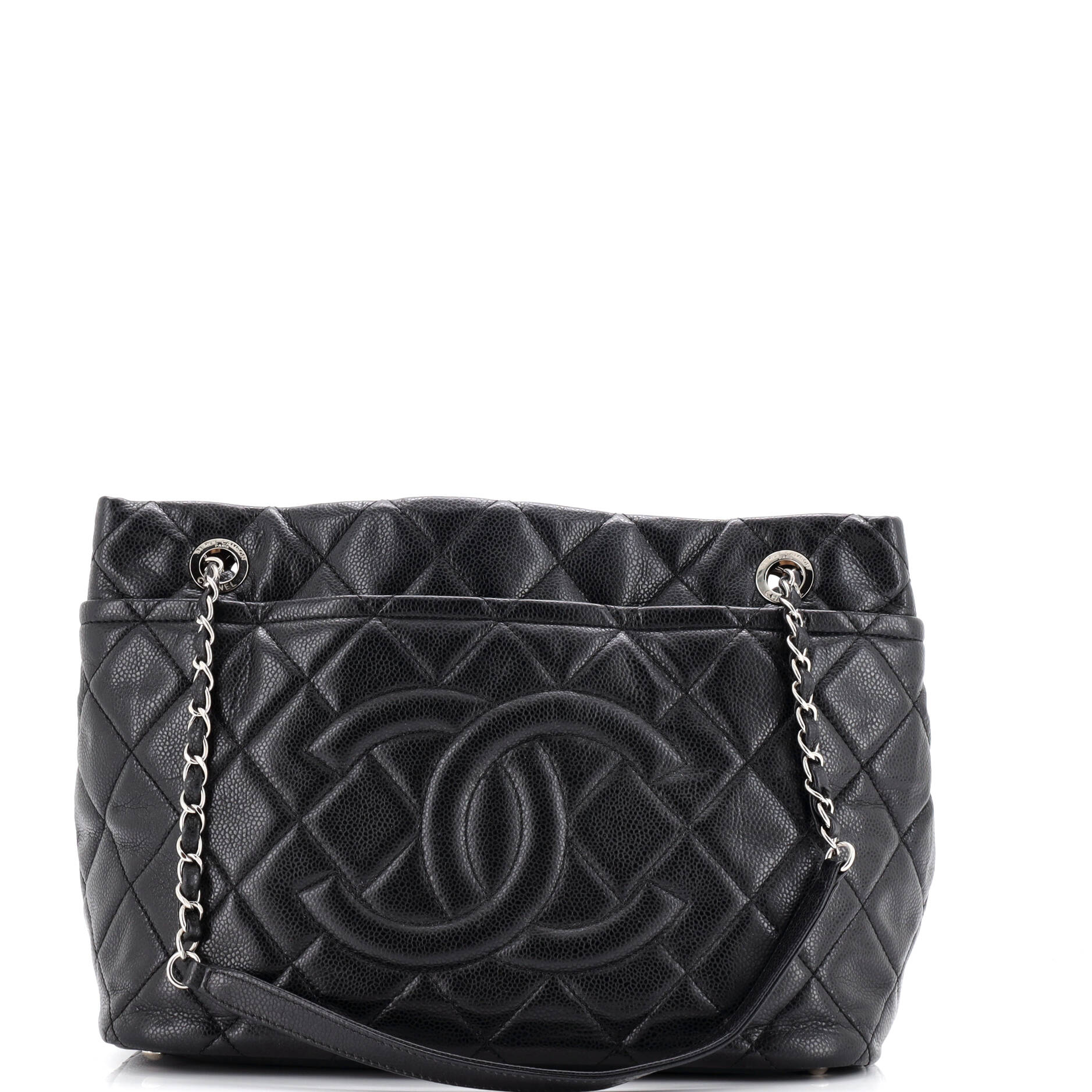Chanel Timeless CC Soft Tote Quilted Caviar Medium