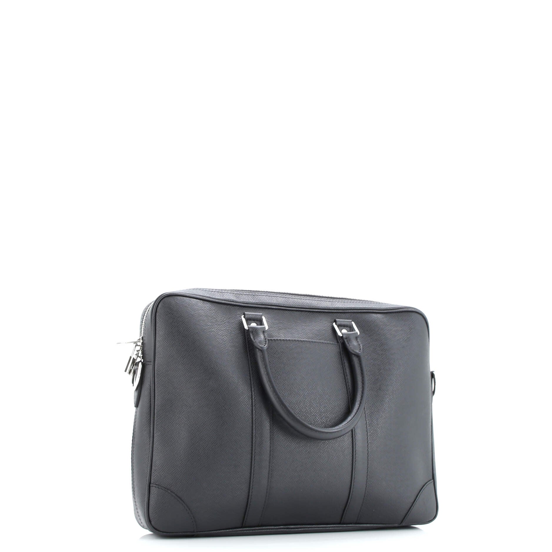 Louis Vuitton Porte-Documents Voyage Briefcase Taiga Leather PM