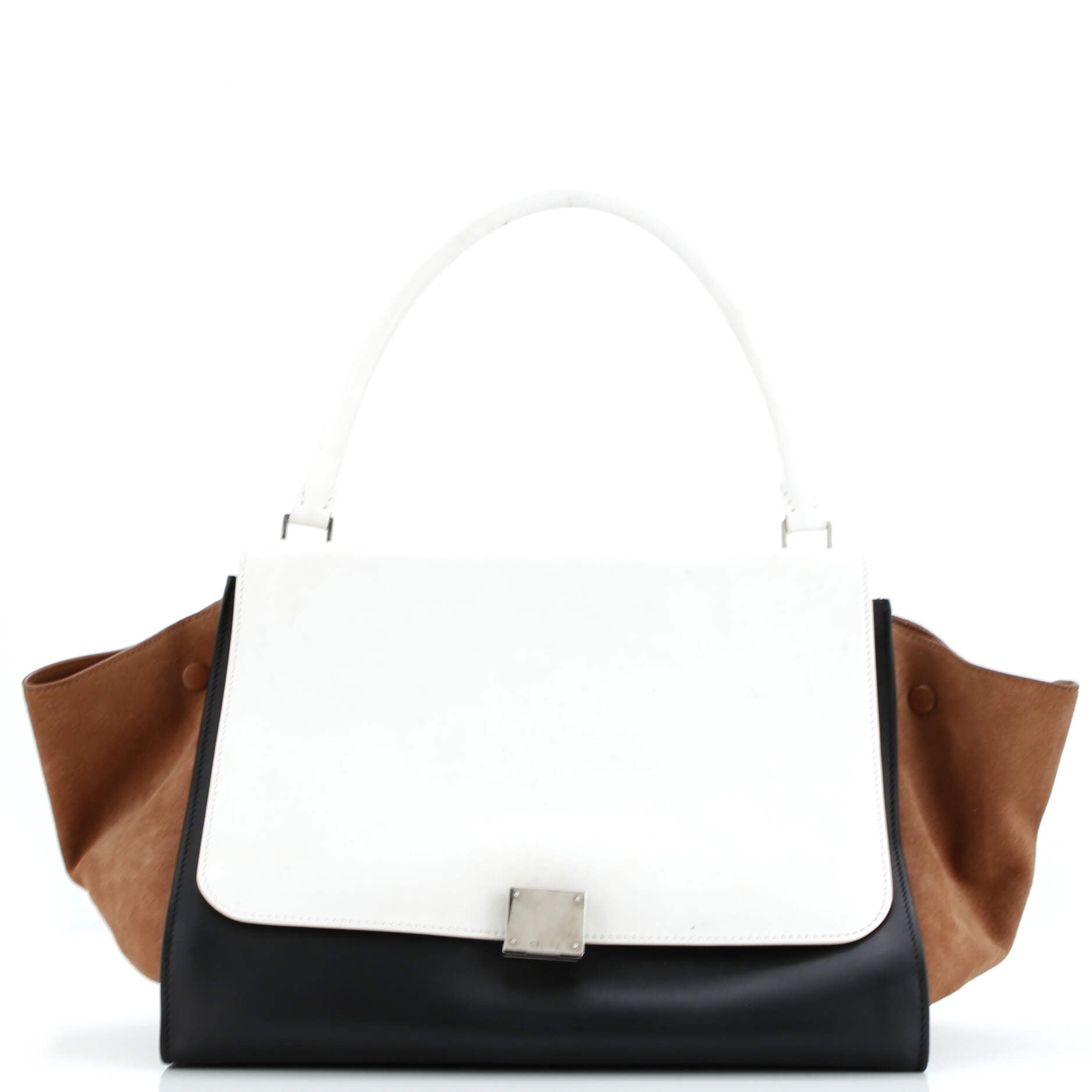 Celine Tricolor Trapeze Bag Leather Large