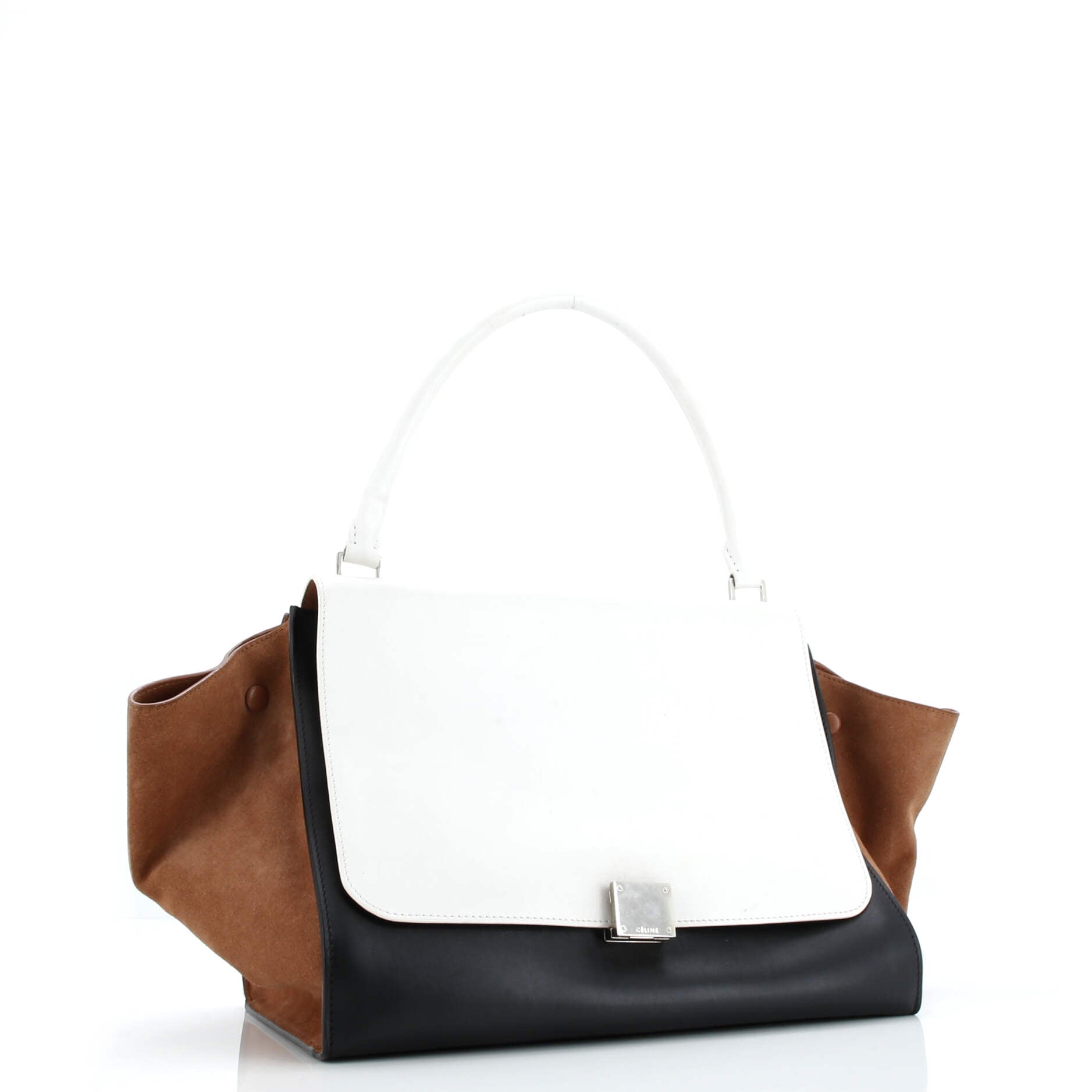 Celine Tricolor Trapeze Bag Leather Large