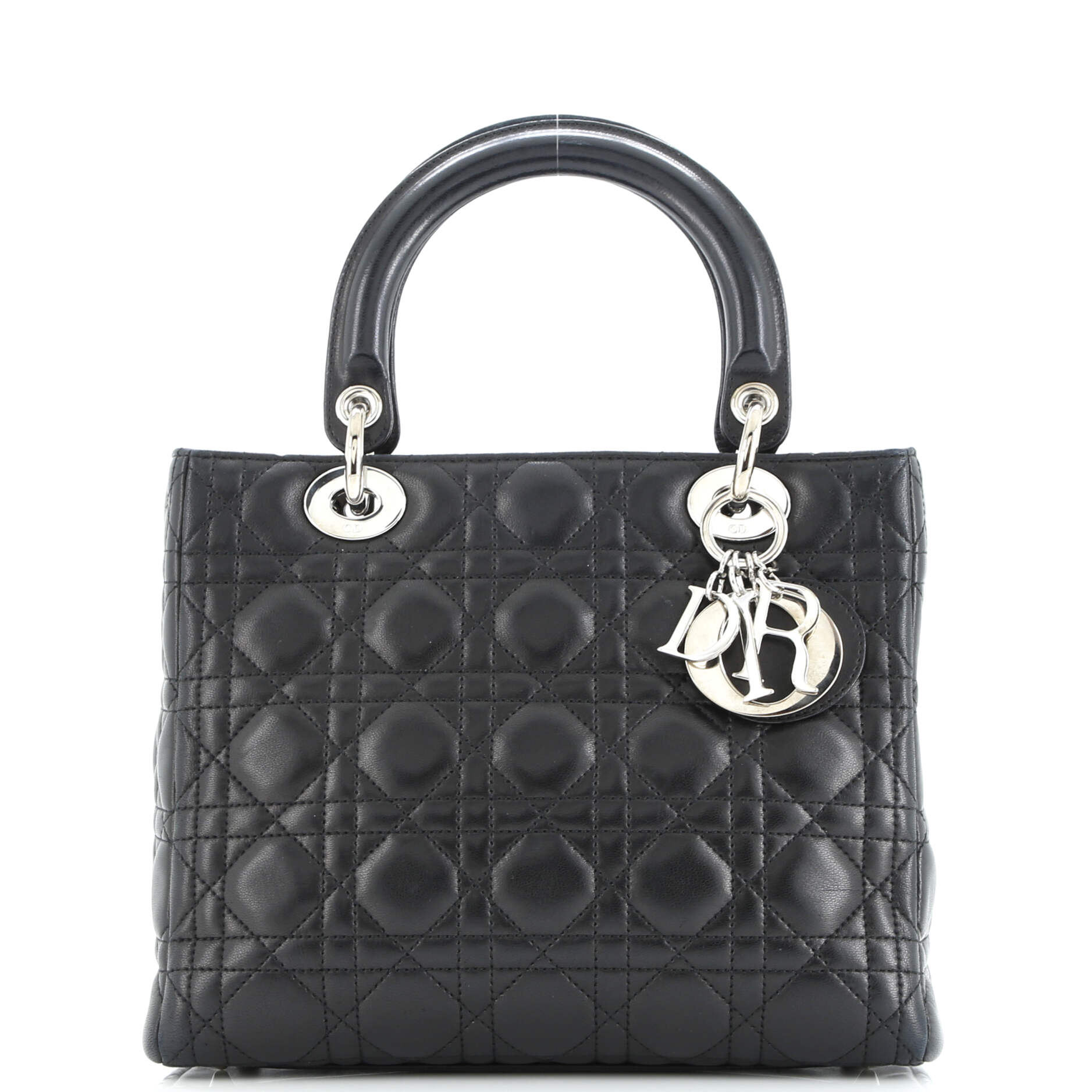 Christian Dior Lady Dior Bag Cannage Quilt Lambskin Medium