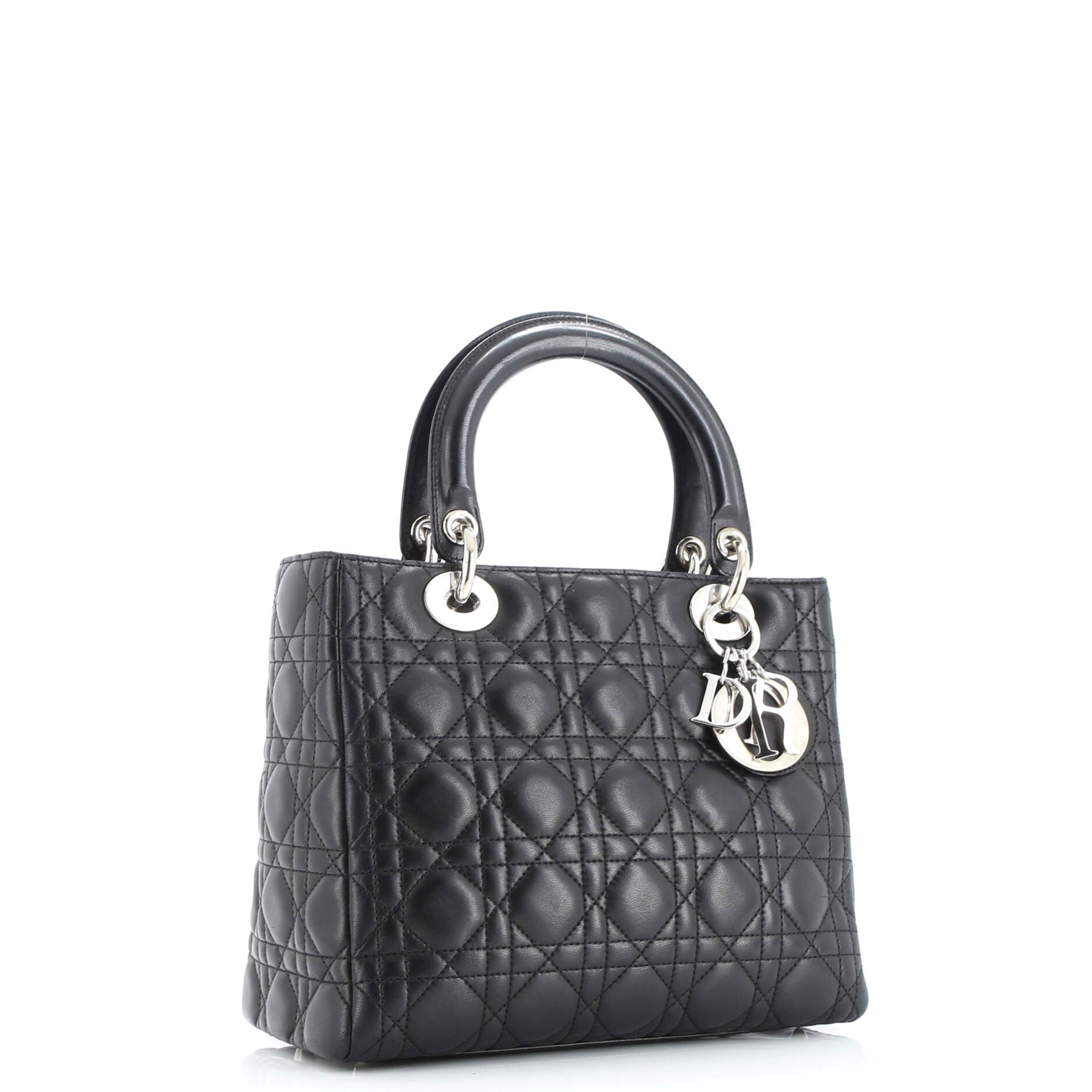 Christian Dior Lady Dior Bag Cannage Quilt Lambskin Medium