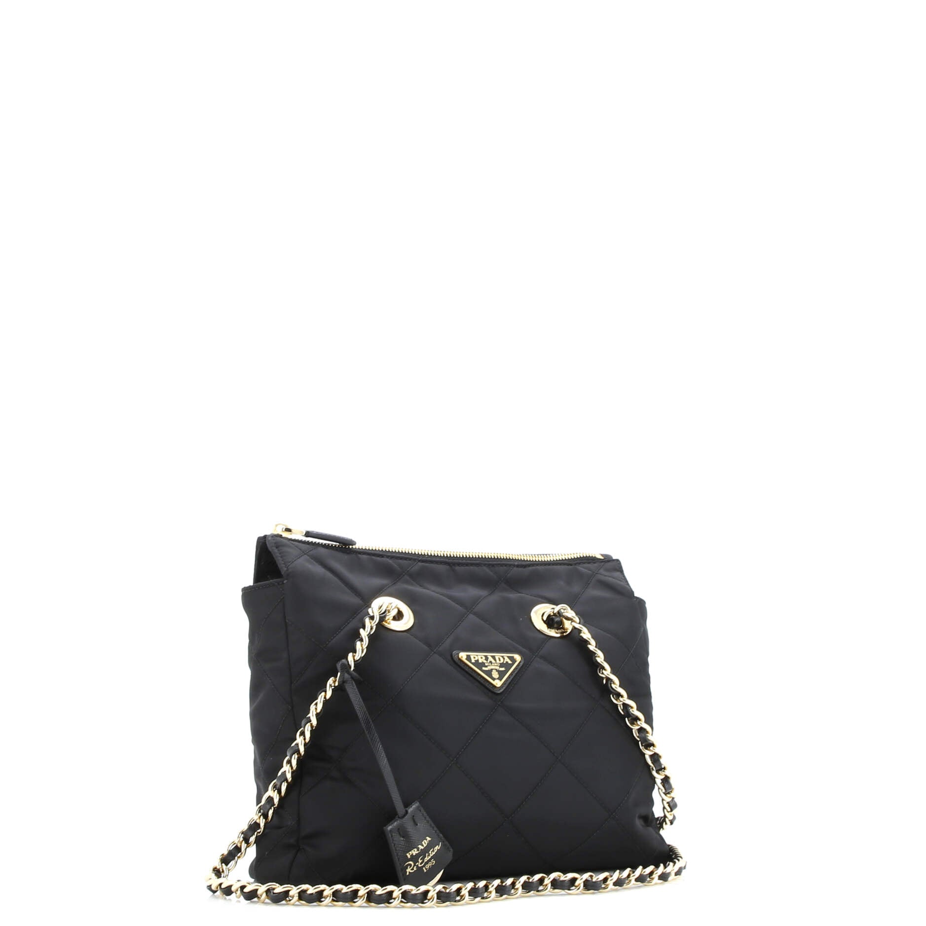 Prada Re-Edition 1995 Chain Tote Quilted Re-Nylon Small