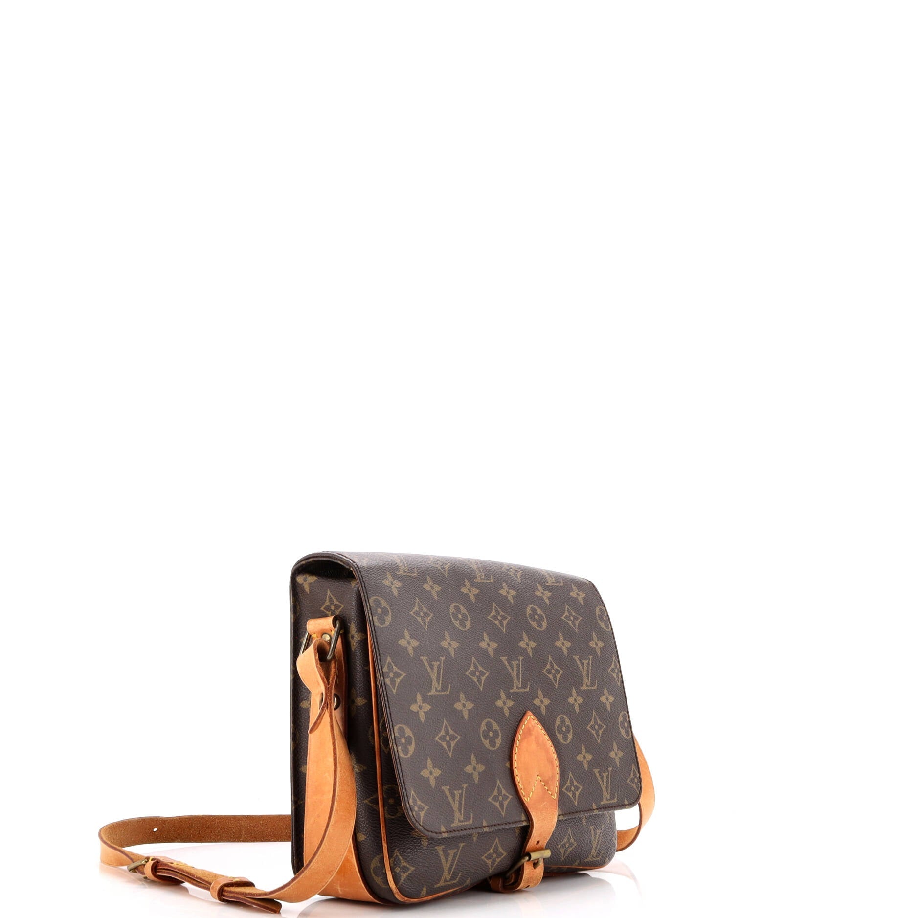 Louis Vuitton Cartouchiere Handbag Monogram Canvas GM