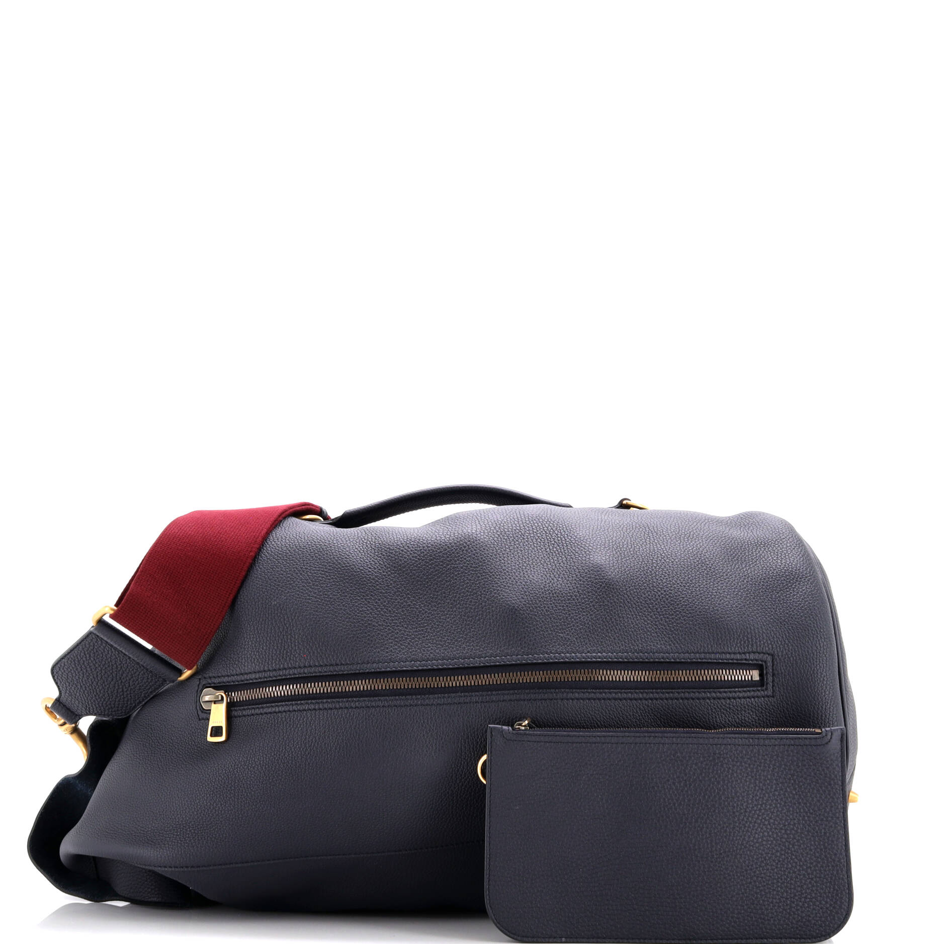 Gucci Duffle Sling Bag Leather Large