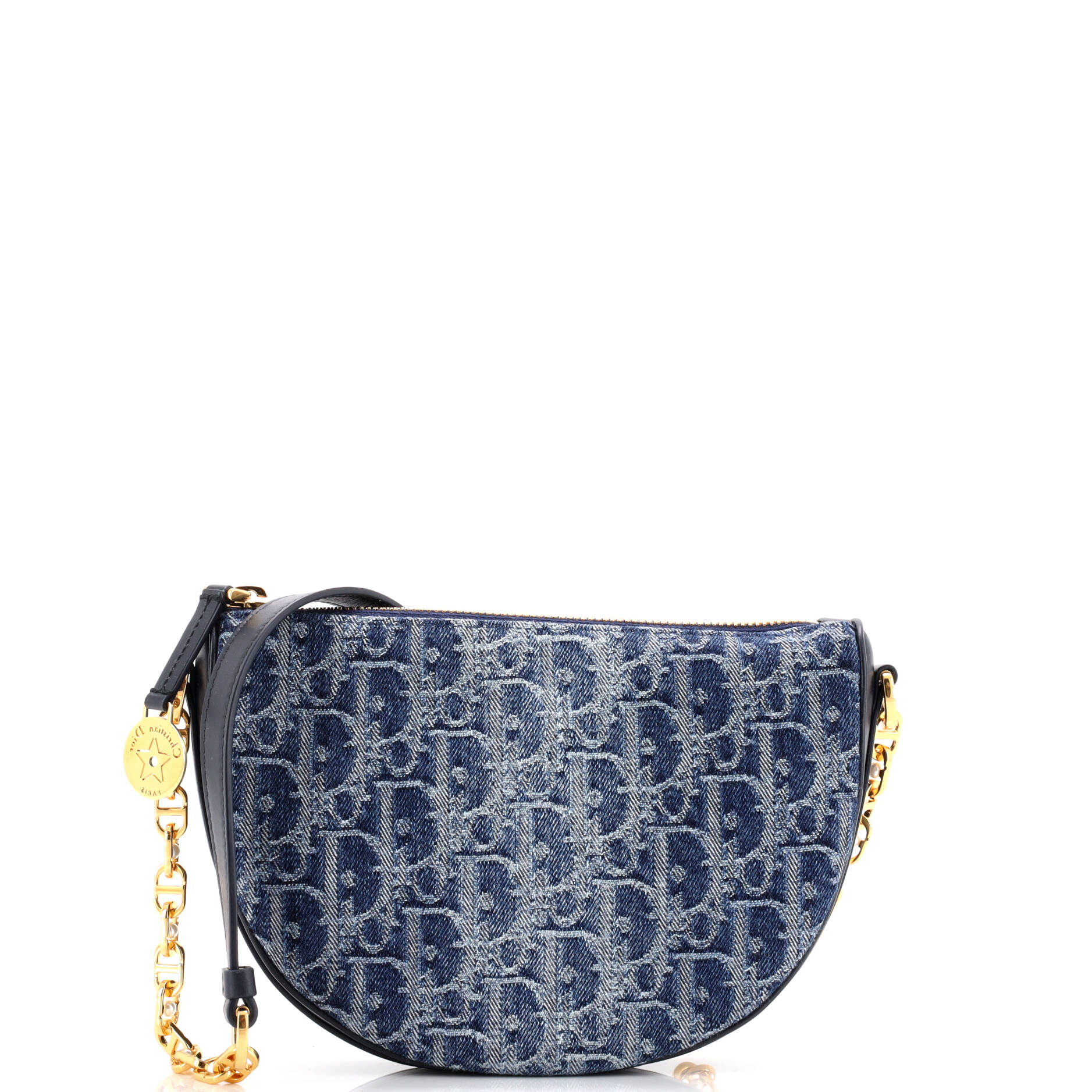 Christian Dior Diorstar Callisto Handbag Oblique Denim