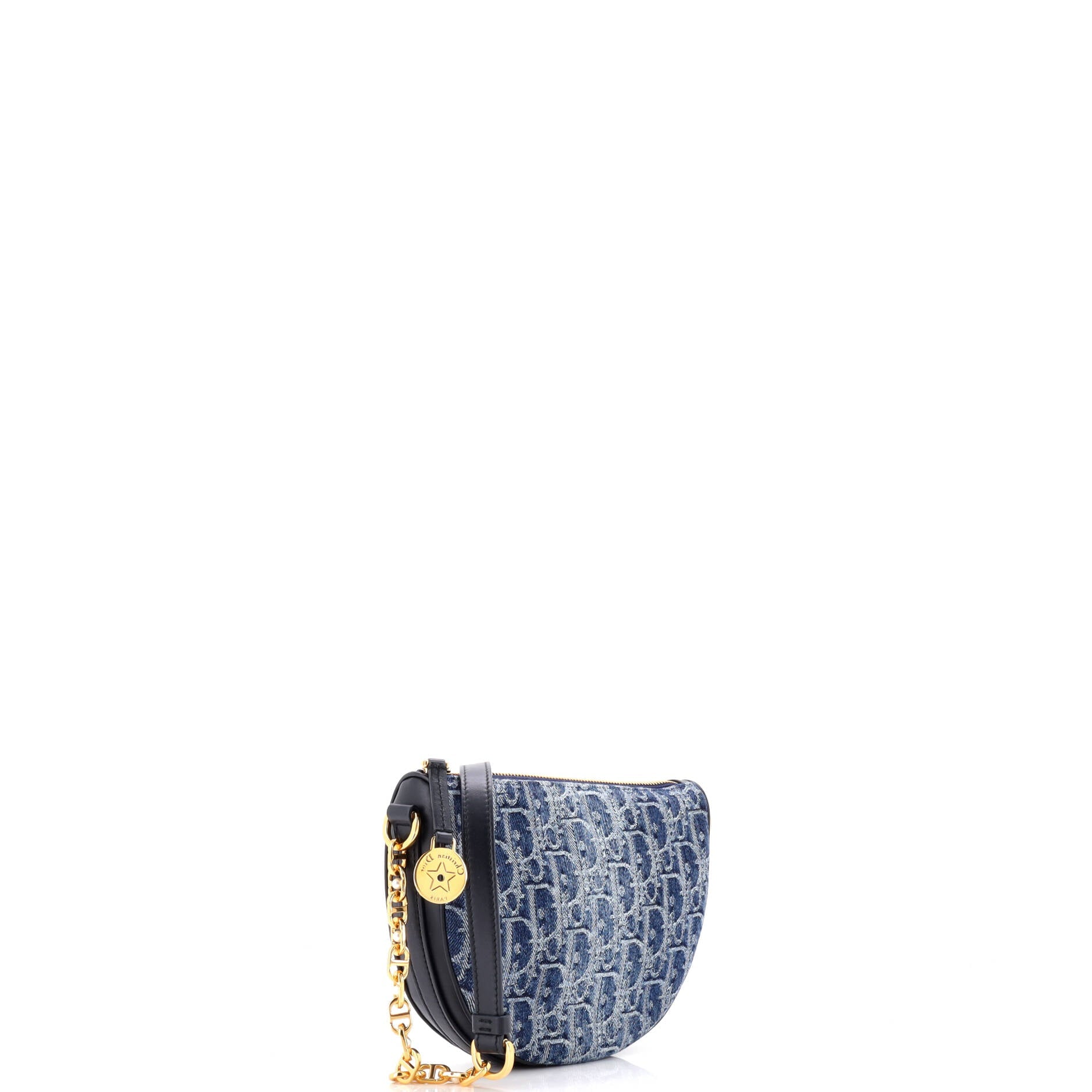 Christian Dior Diorstar Callisto Handbag Oblique Denim
