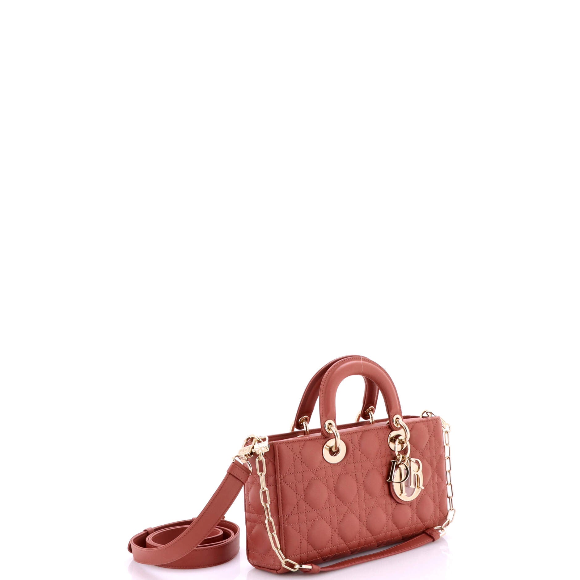 Christian Dior Lady D-Joy Bag Cannage Quilt Lambskin Medium