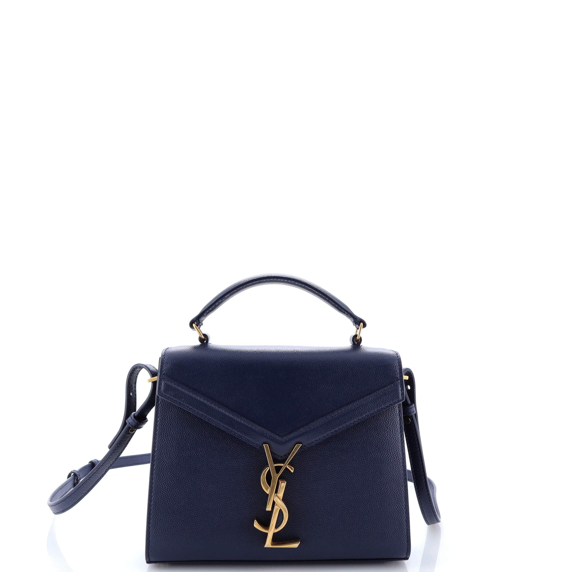 Saint Laurent Cassandra Top Handle Bag Leather Mini