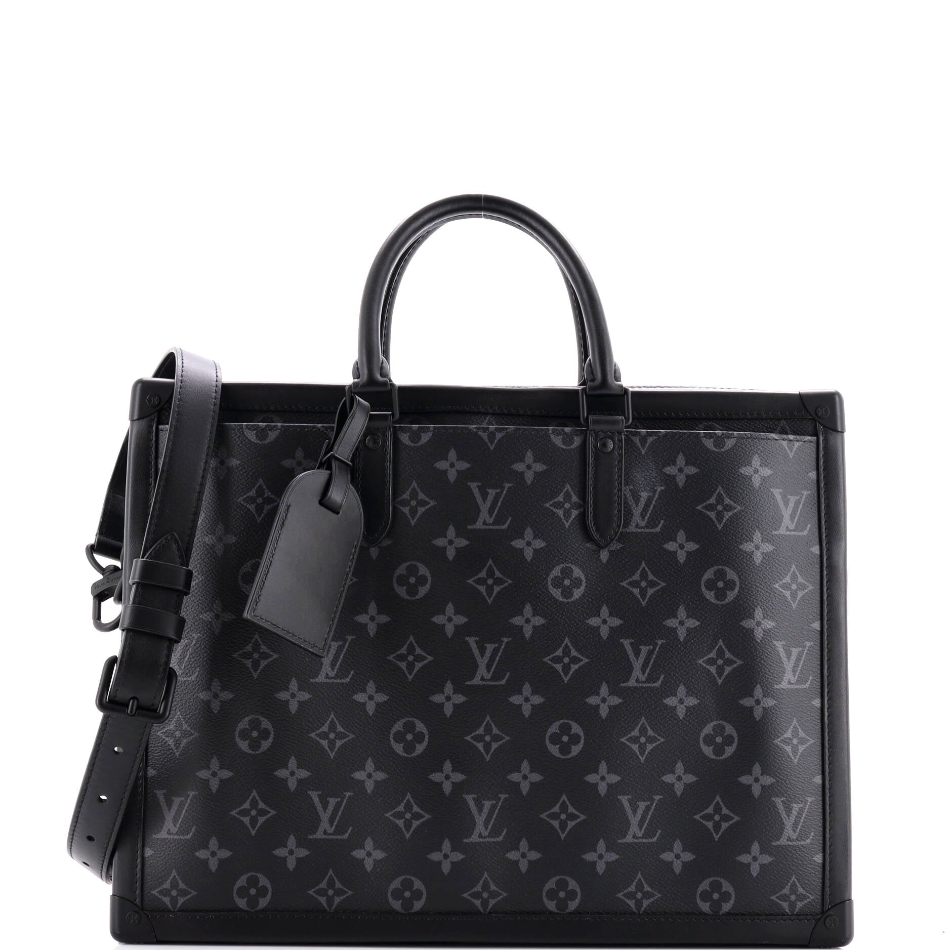 Louis Vuitton Soft Trunk Briefcase Monogram Eclipse Canvas