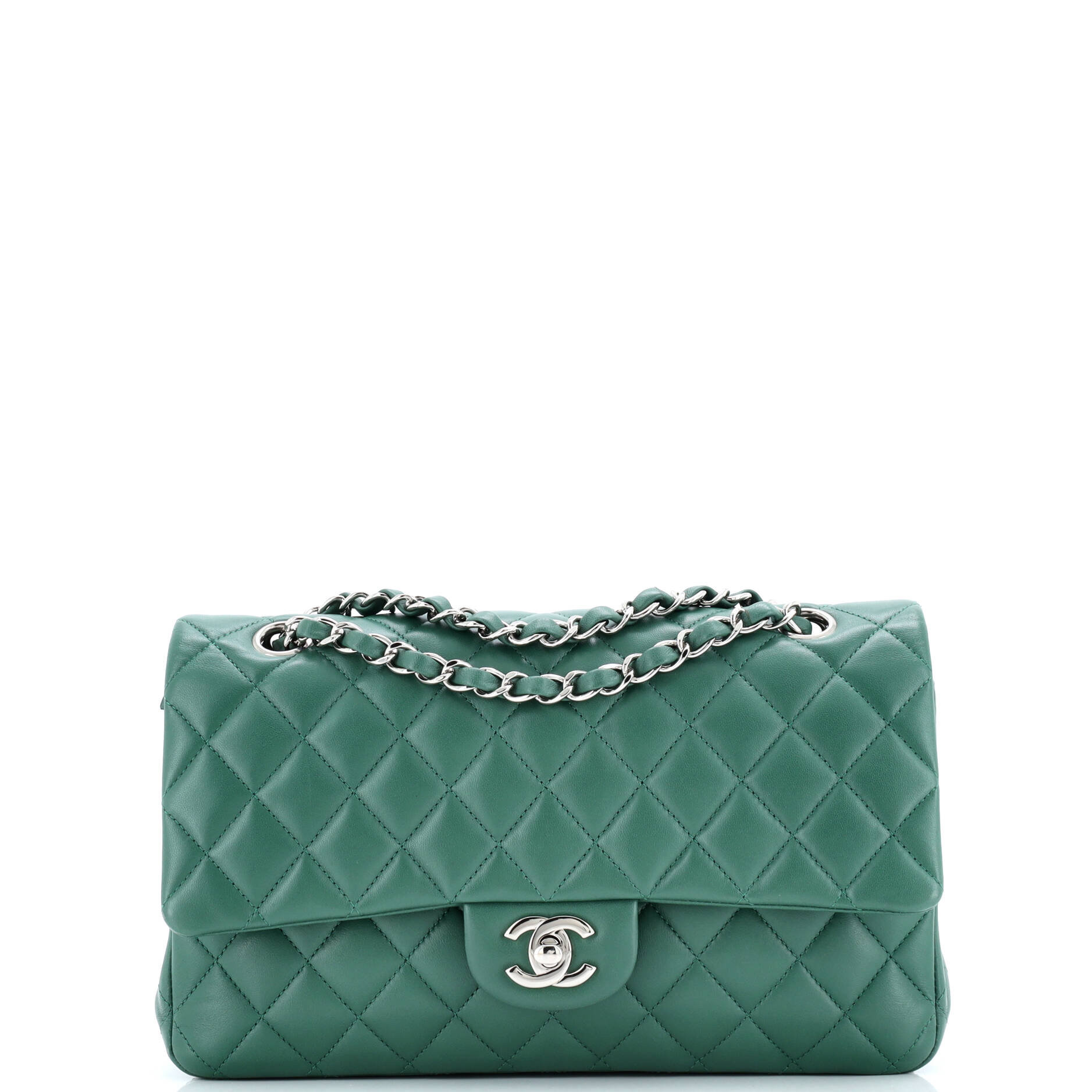 Chanel Classic Double Flap Bag Quilted Lambskin Medium