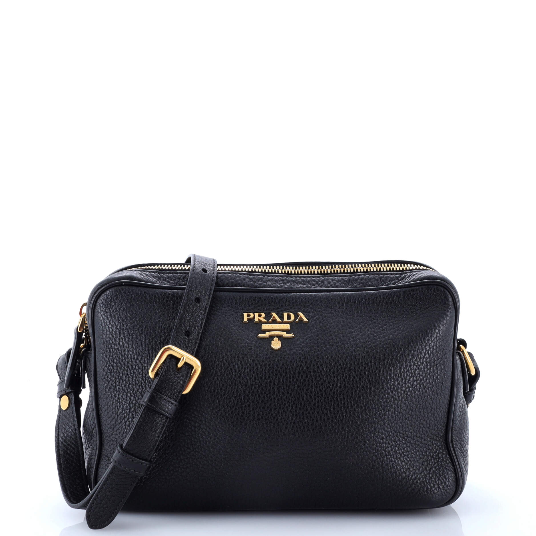 Prada Double Zip Camera Bag Vitello Phenix Medium