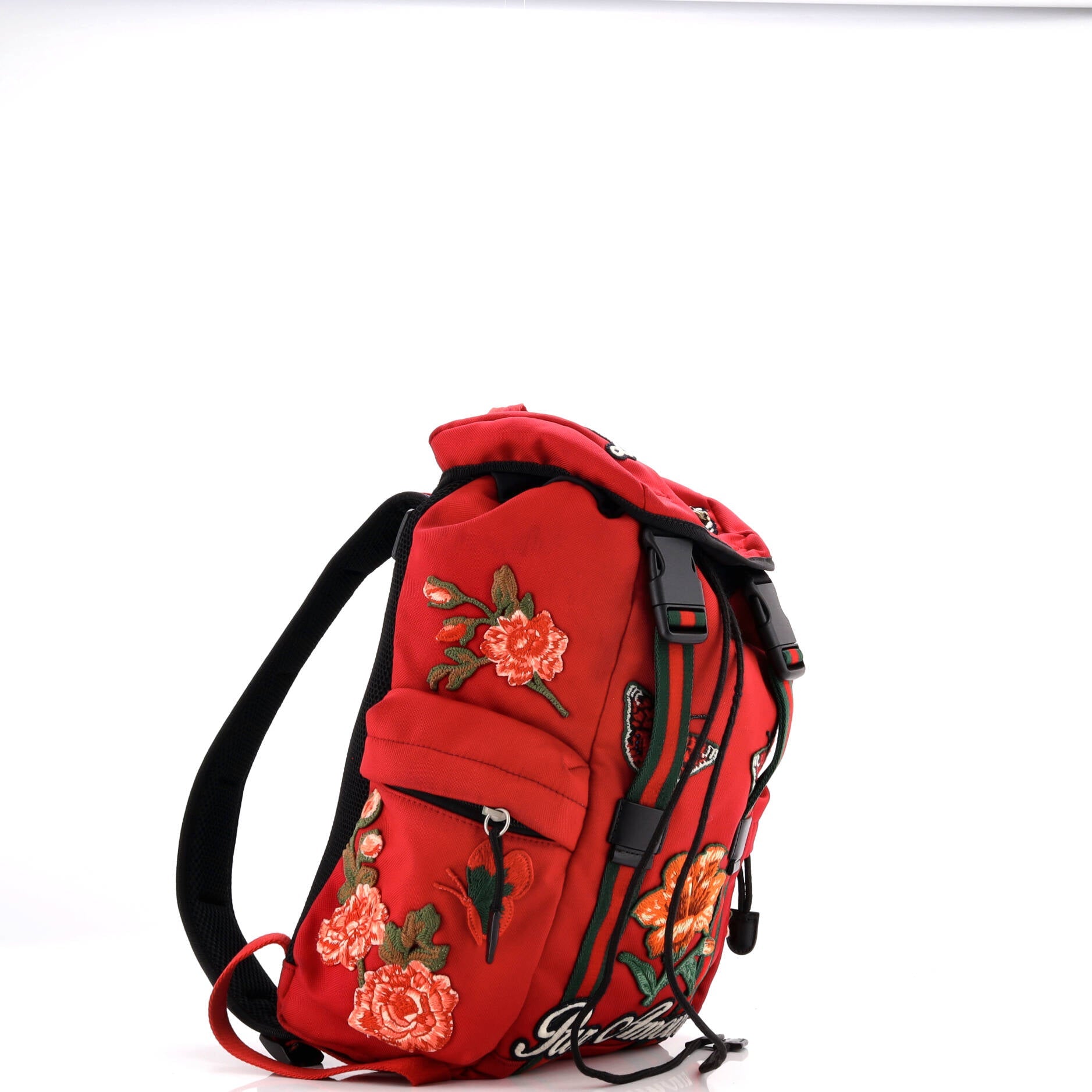 Gucci Techpack Backpack Embroidered Techno Canvas Small