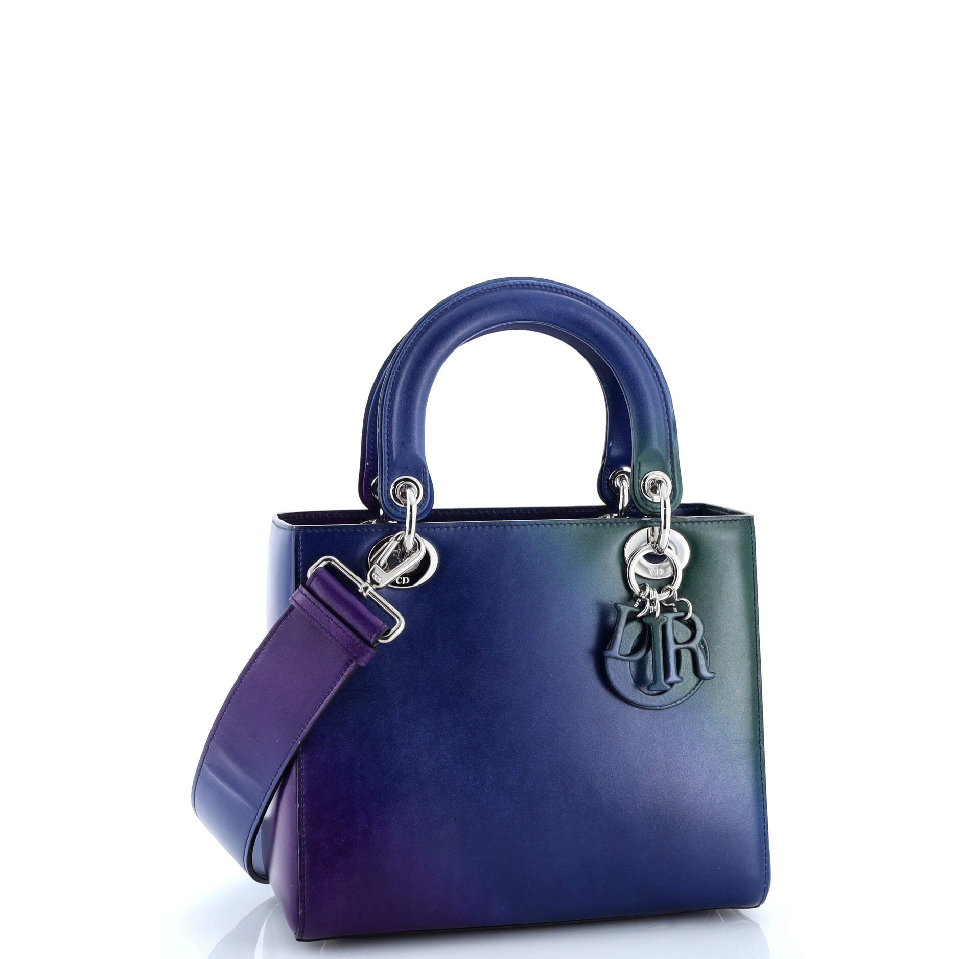 Christian Dior Lady Dior Bag Ombre Leather Medium
