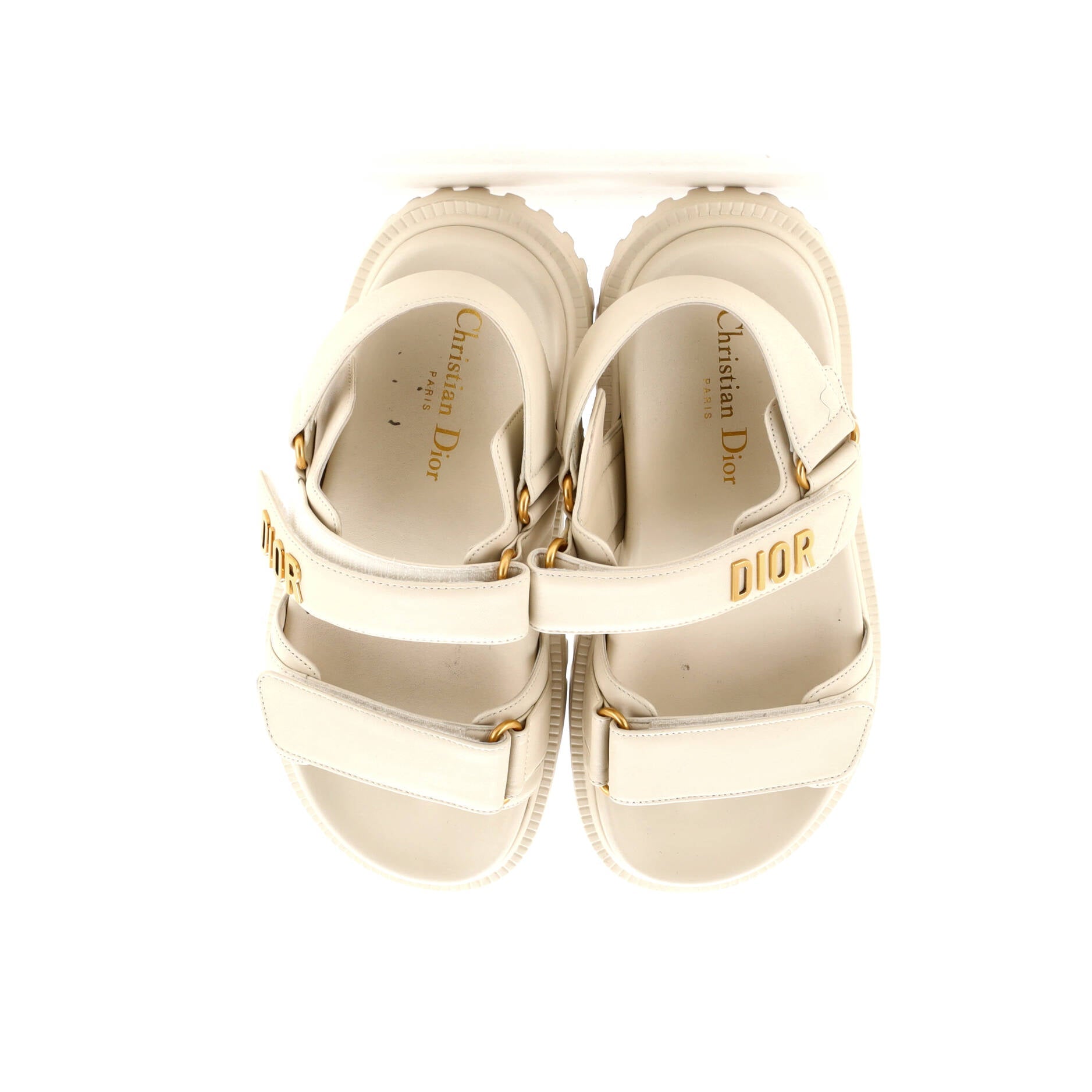 Christian Dior Women's DiorAct Slide Sandals Leather